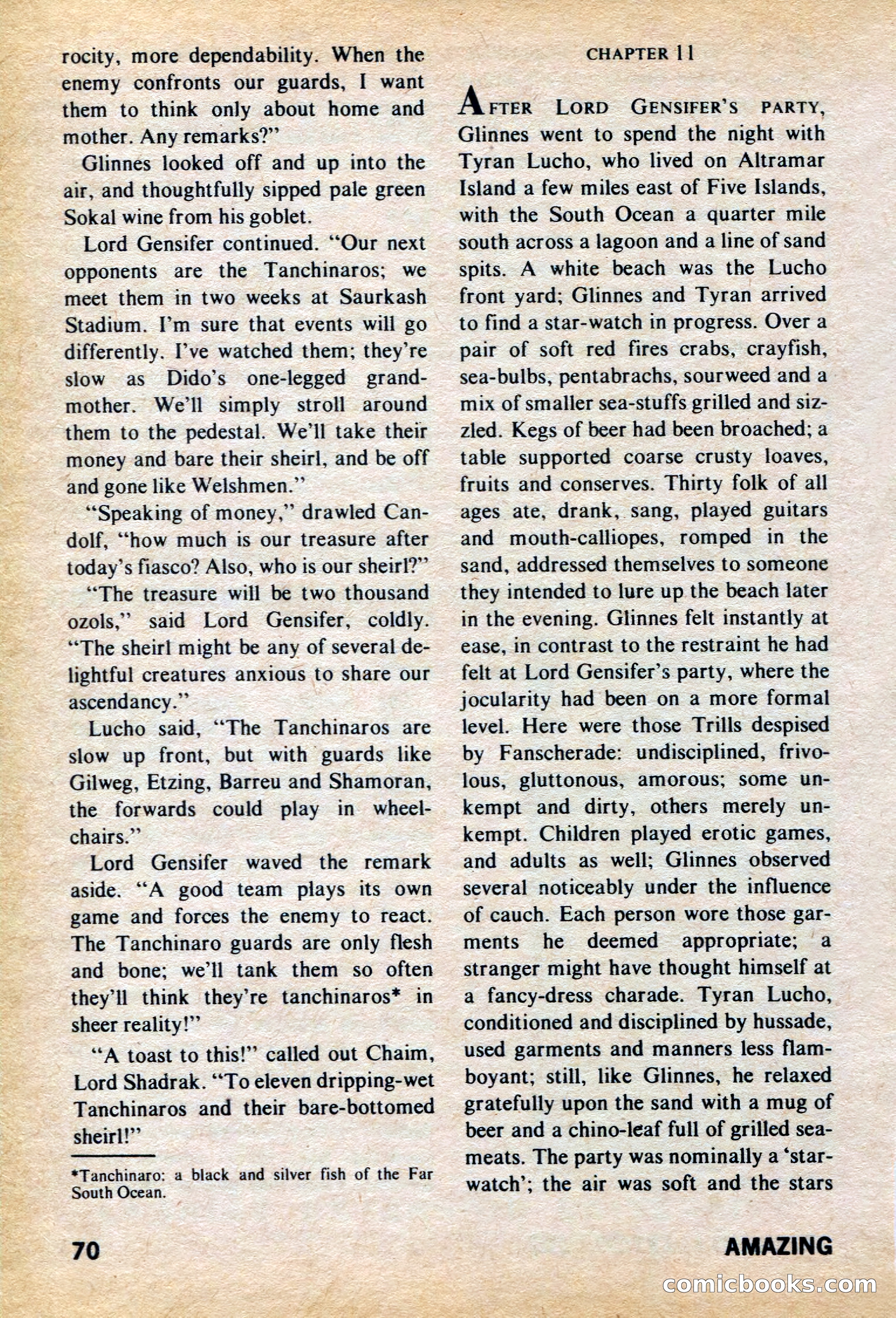 Amazing Stories, March 1973 — page 70 of 132