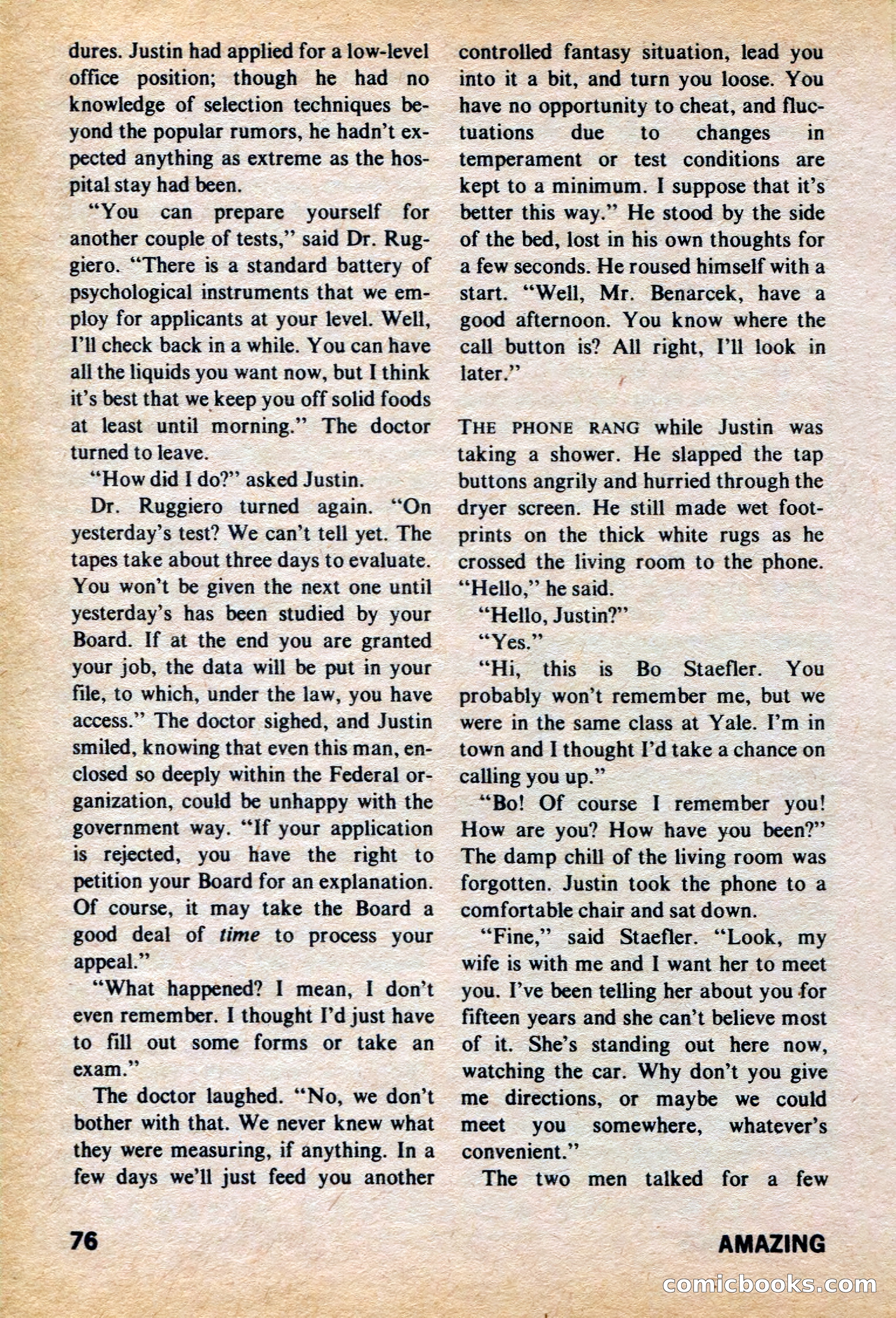 Amazing Stories, March 1973 — page 76 of 132