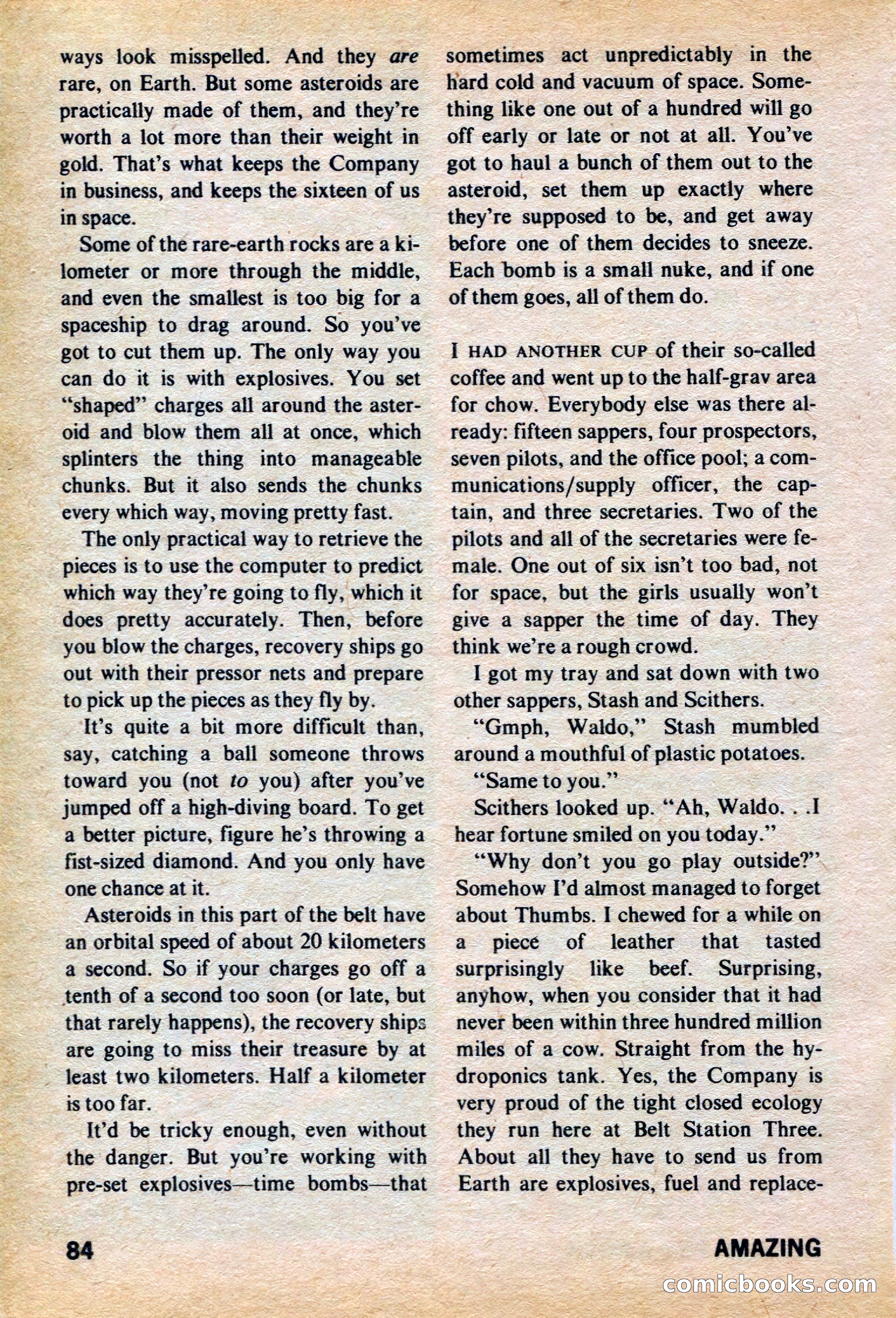 Amazing Stories, March 1973 — page 84 of 132