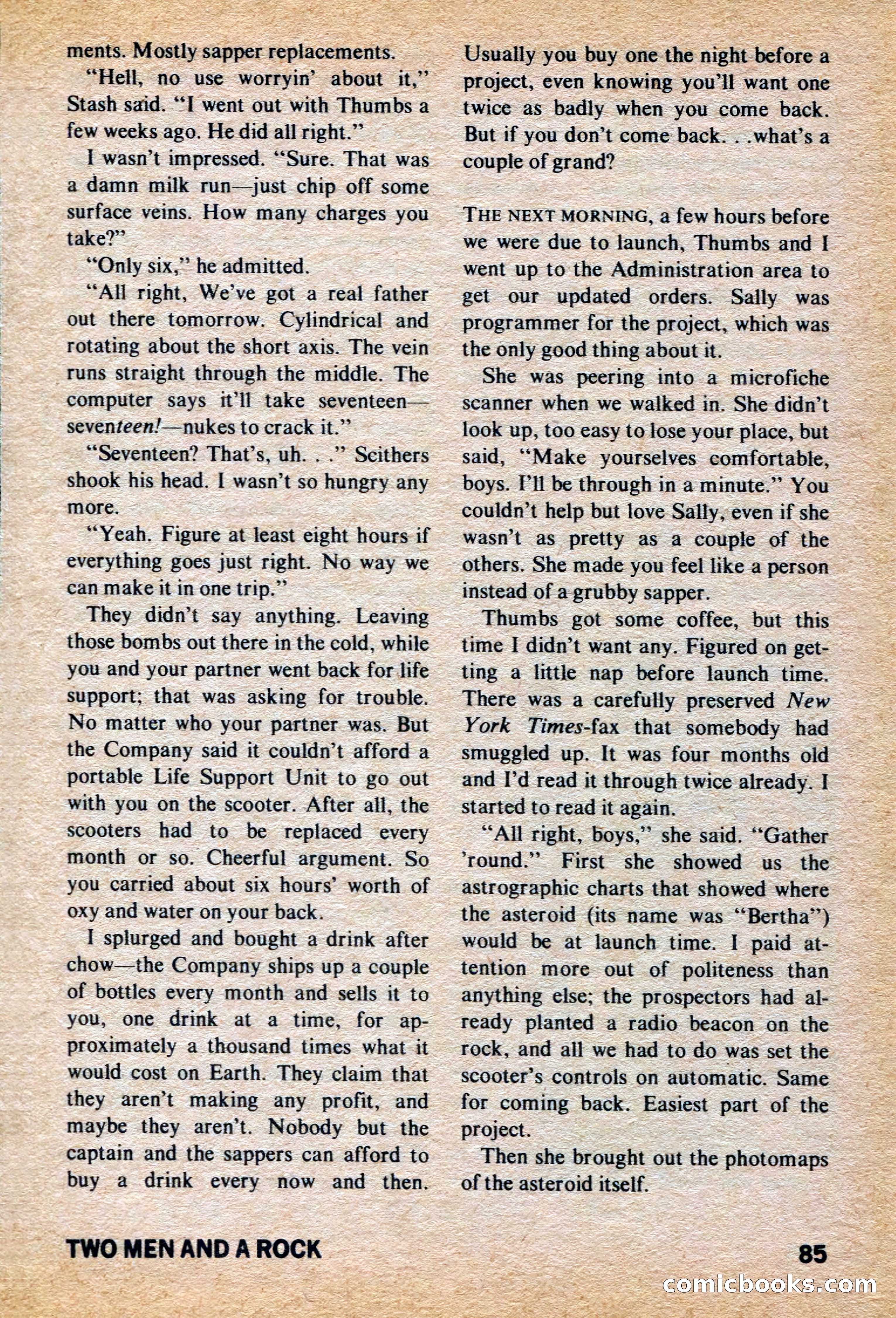 Amazing Stories, March 1973 — page 85 of 132