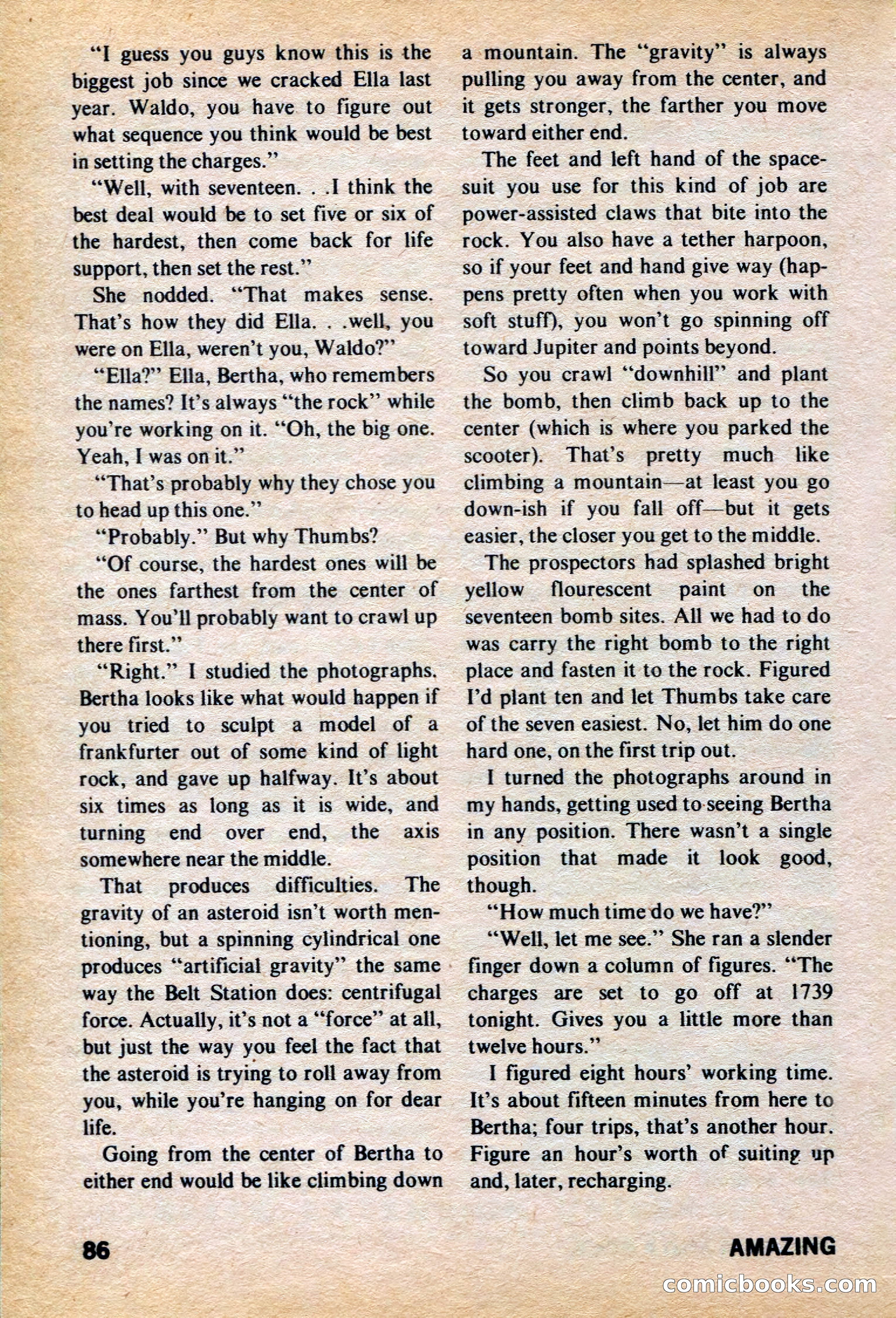 Amazing Stories, March 1973 — page 86 of 132