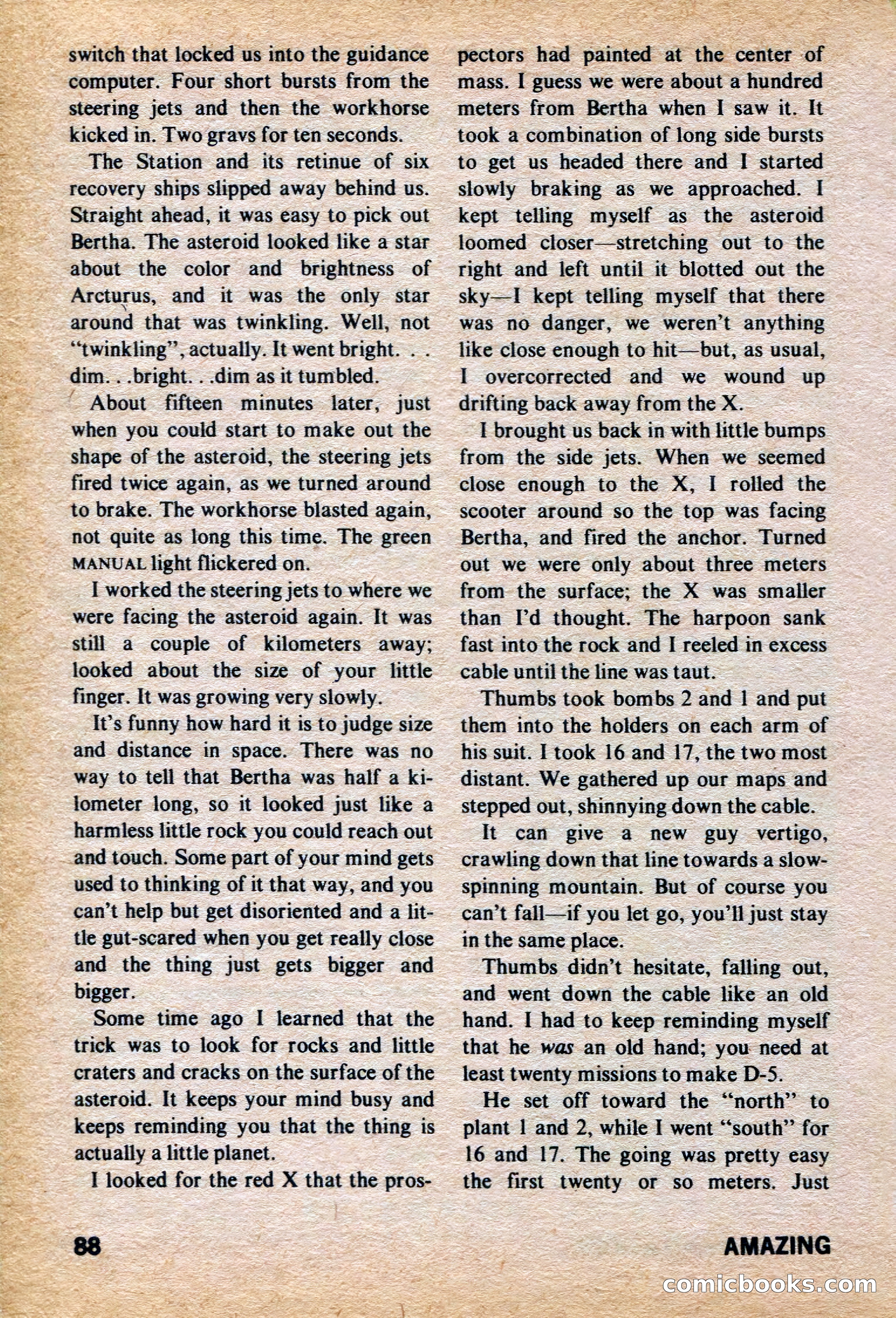 Amazing Stories, March 1973 — page 88 of 132