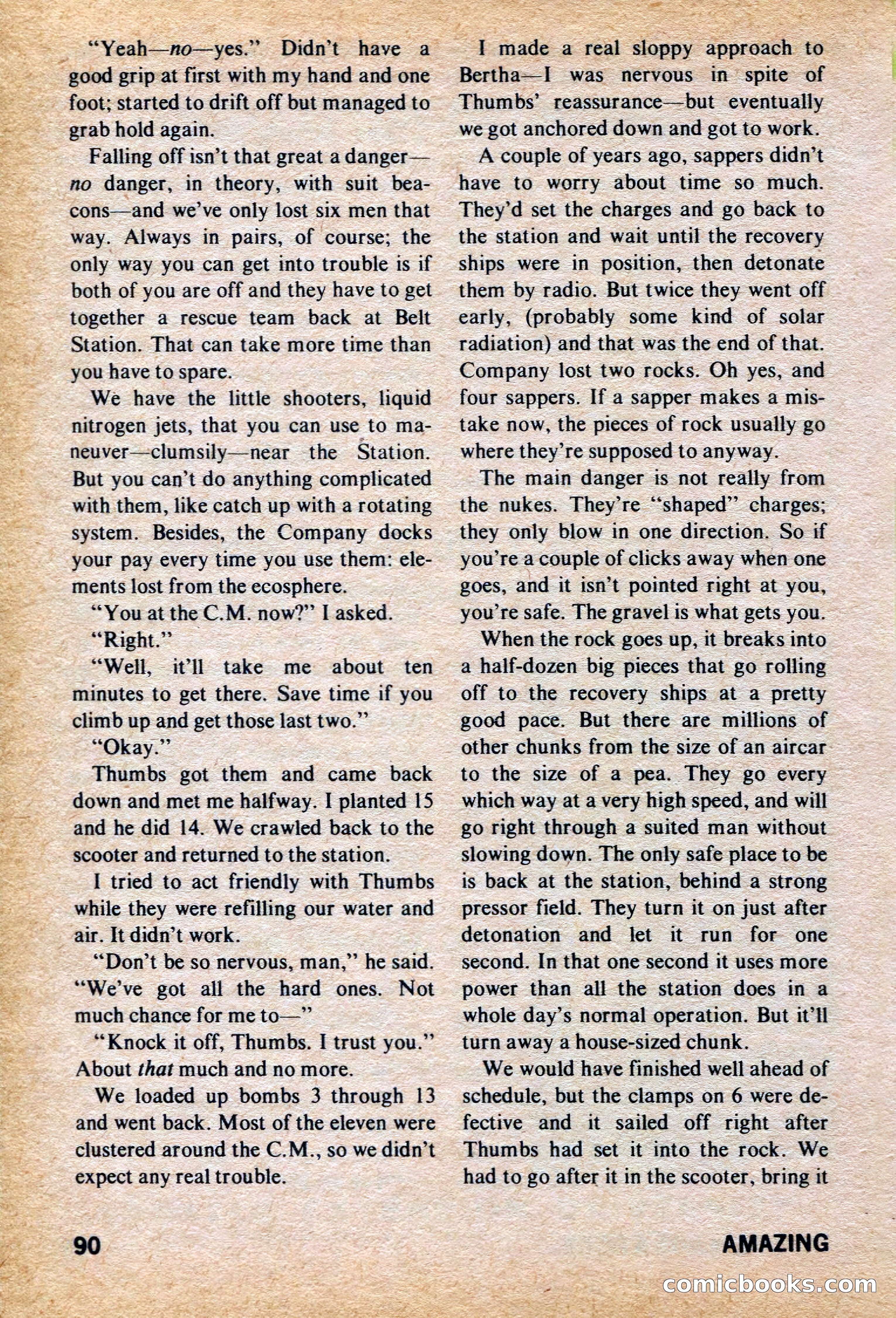 Amazing Stories, March 1973 — page 90 of 132