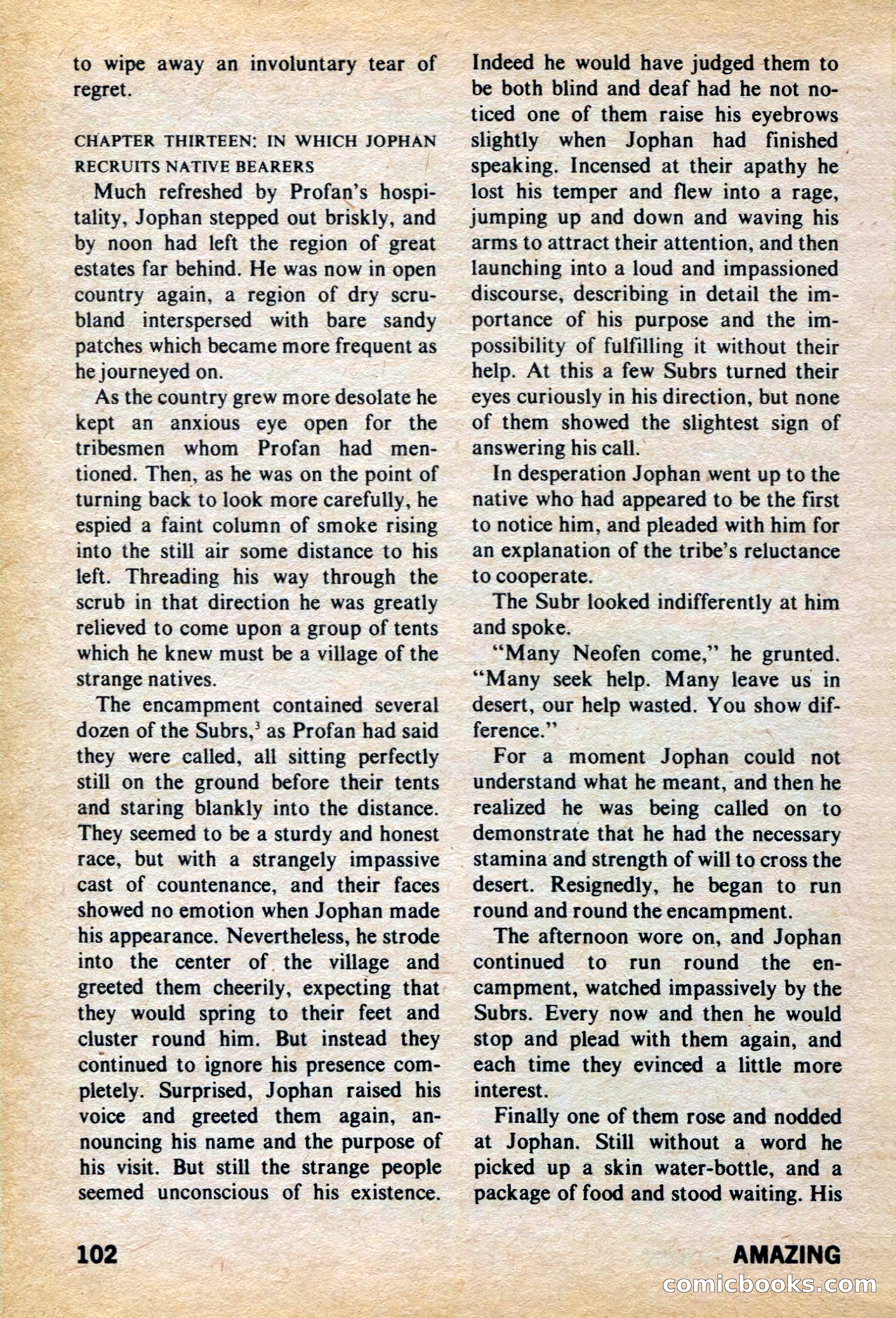 Amazing Stories, March 1973 — page 102 of 132