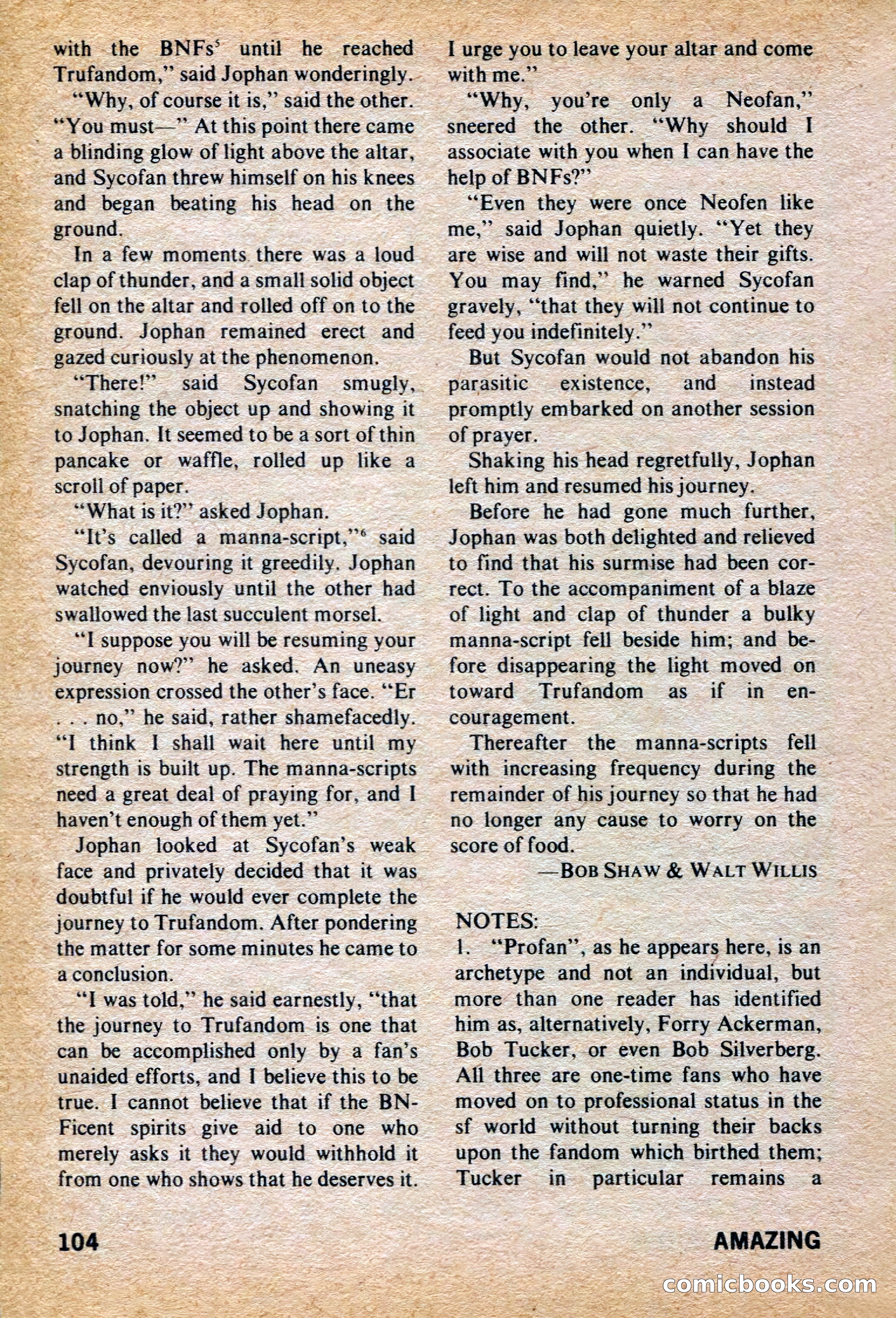 Amazing Stories, March 1973 — page 104 of 132