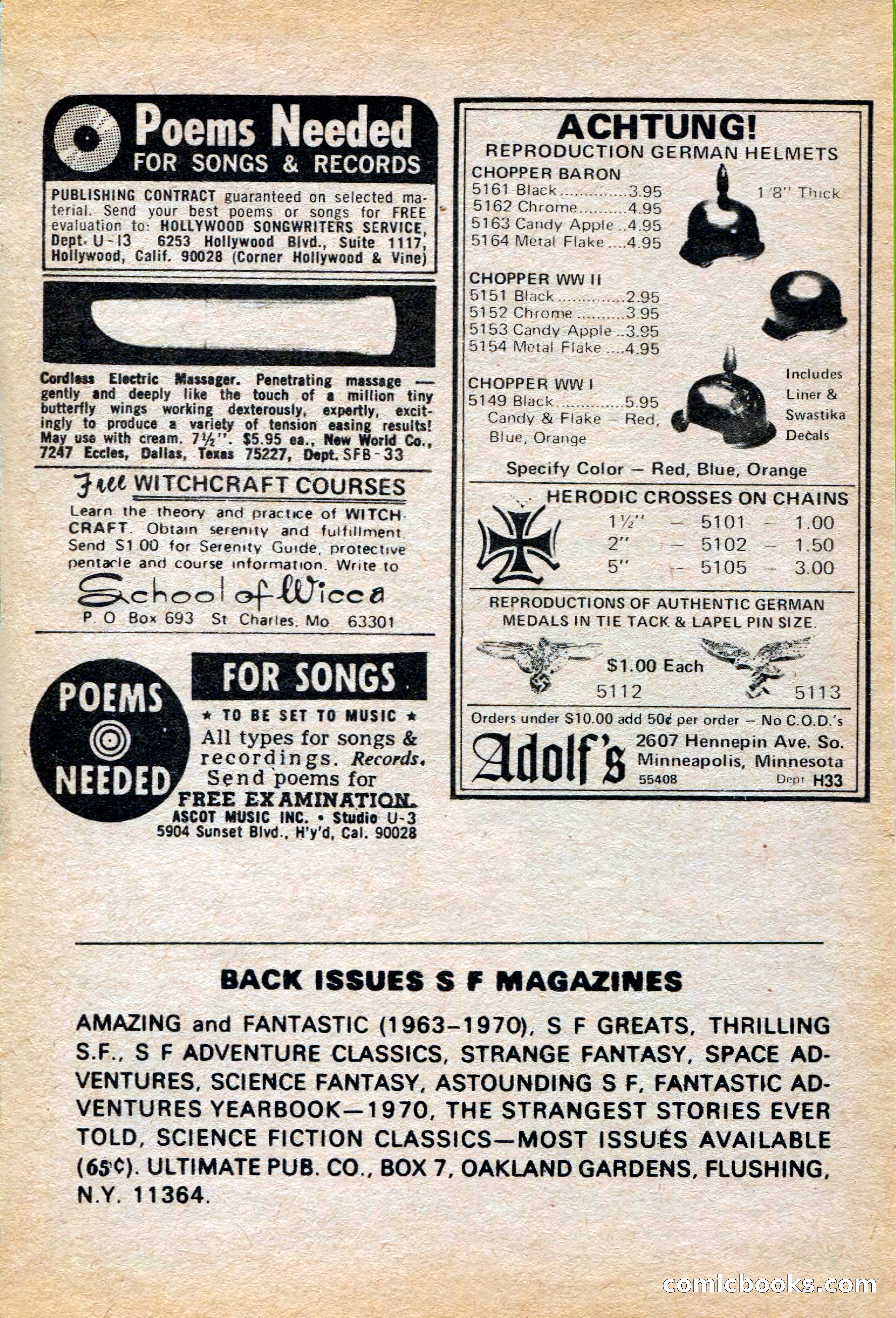 Amazing Stories, March 1973 — page 111 of 132