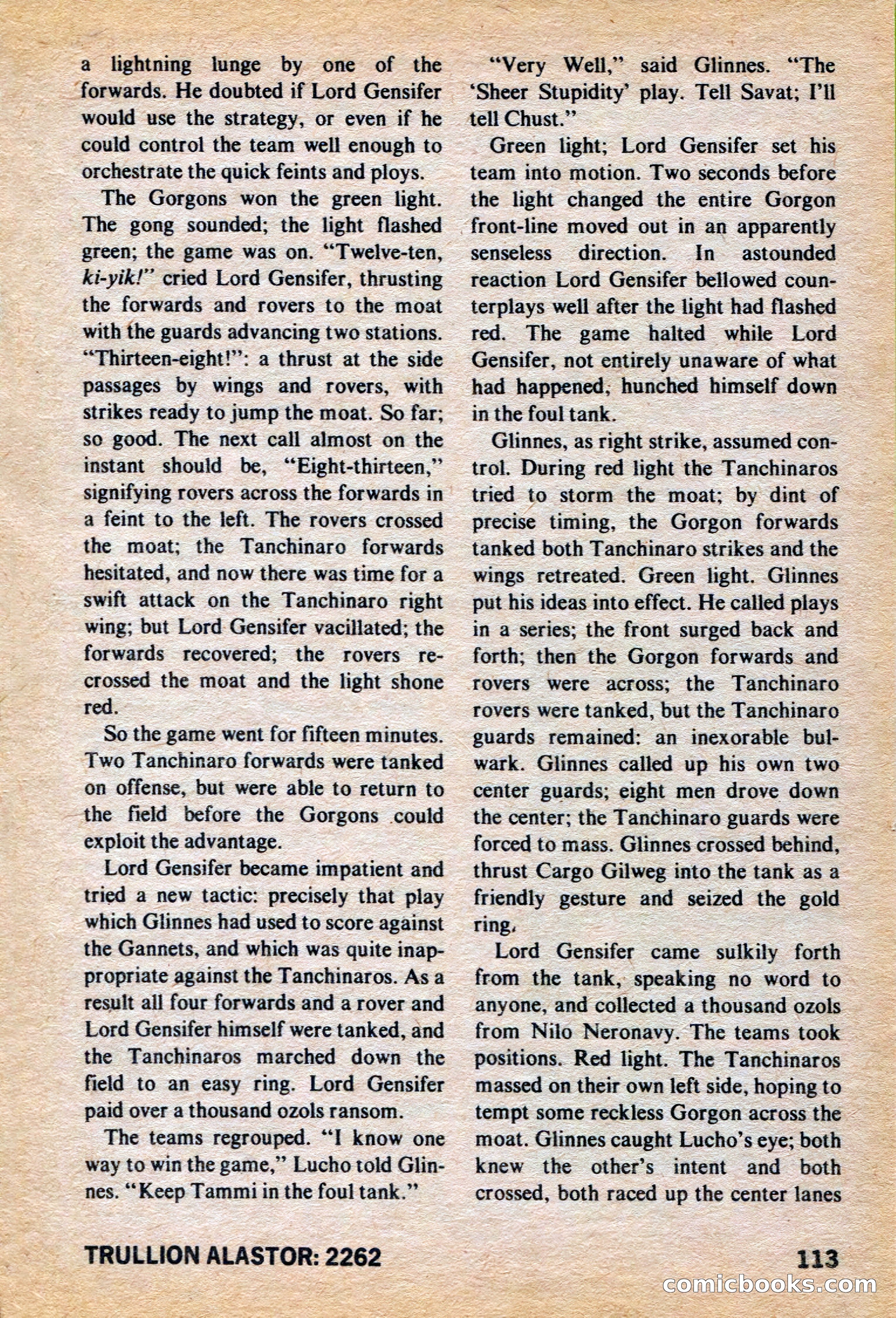 Amazing Stories, March 1973 — page 113 of 132