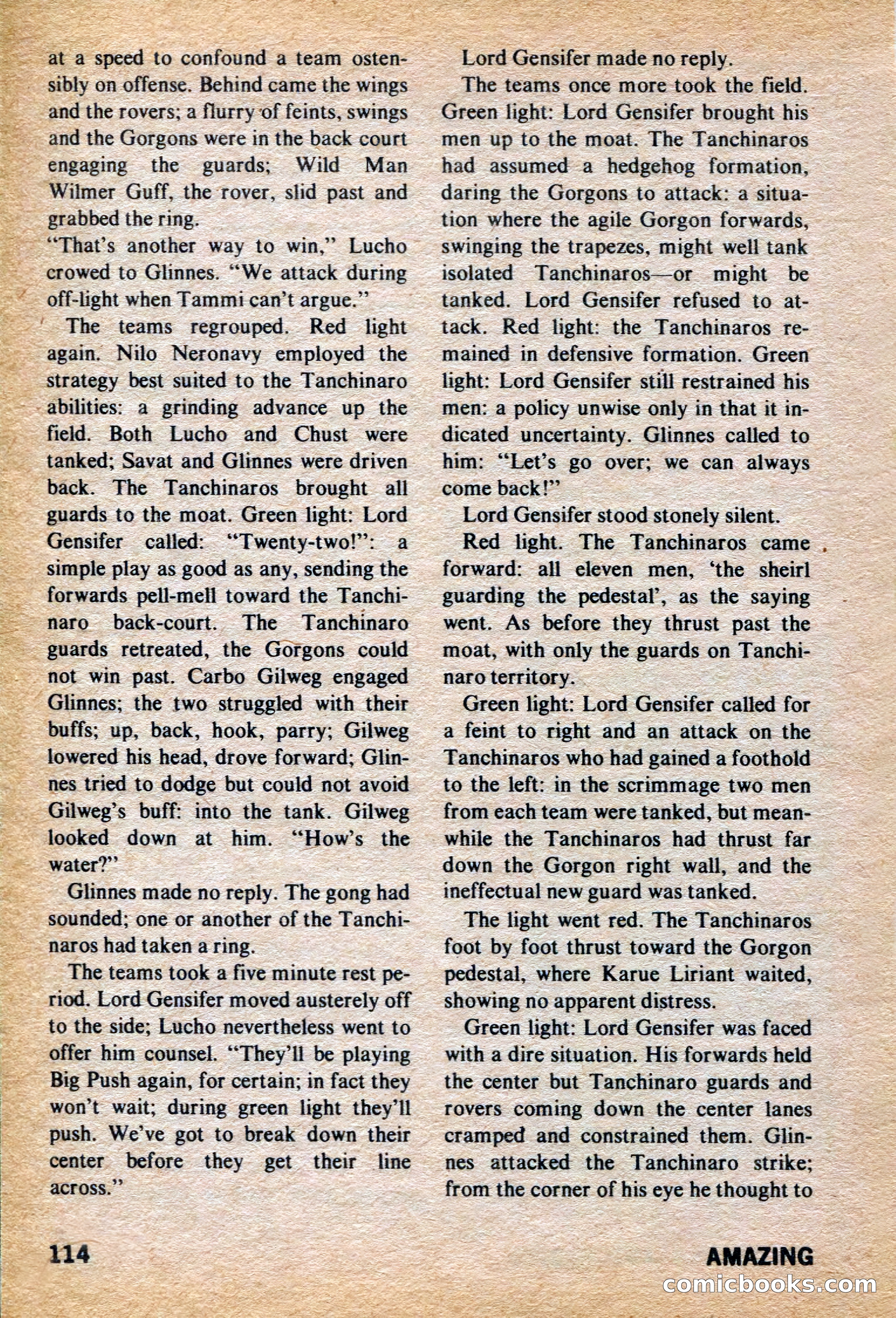 Amazing Stories, March 1973 — page 114 of 132
