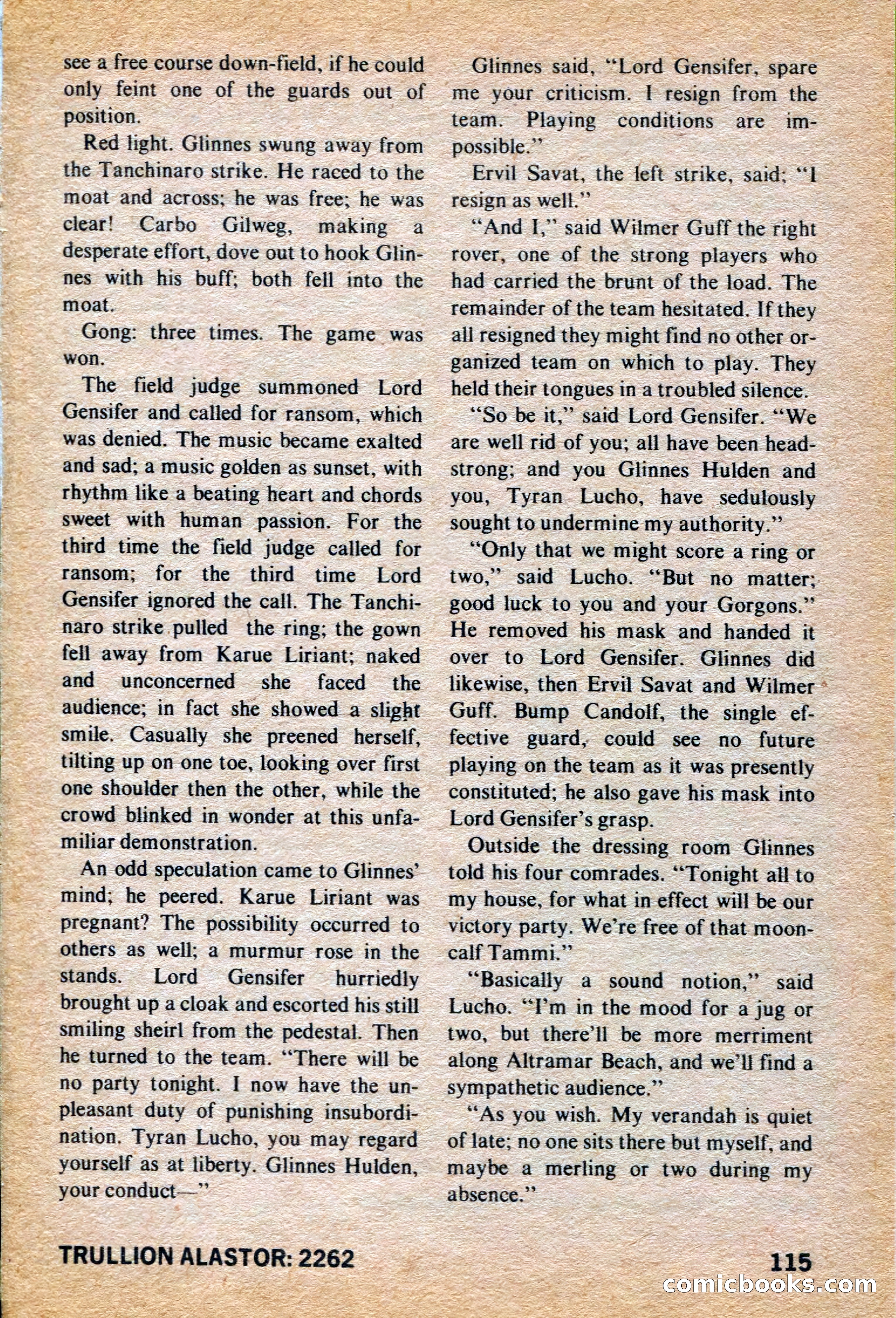 Amazing Stories, March 1973 — page 115 of 132