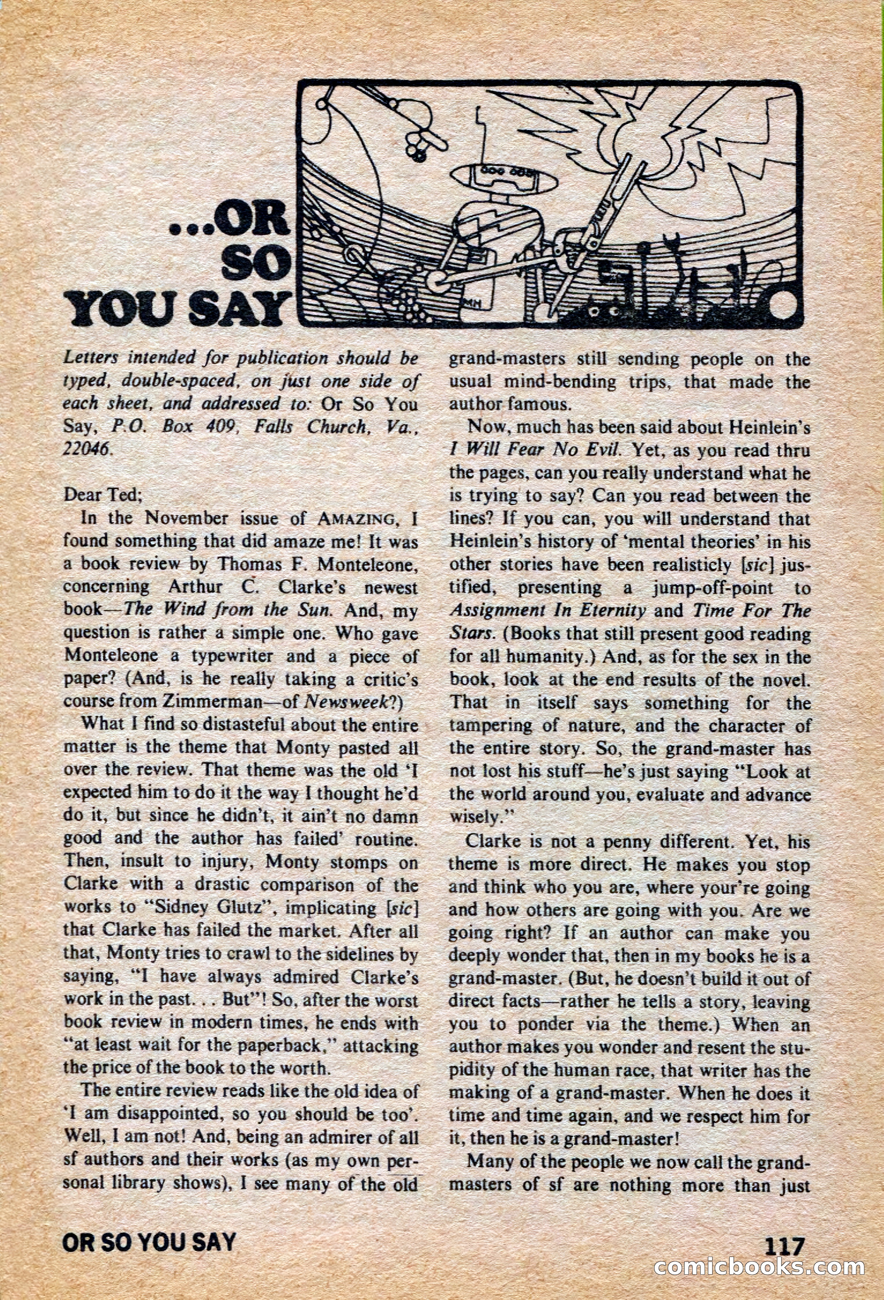 Amazing Stories, March 1973 — page 117 of 132