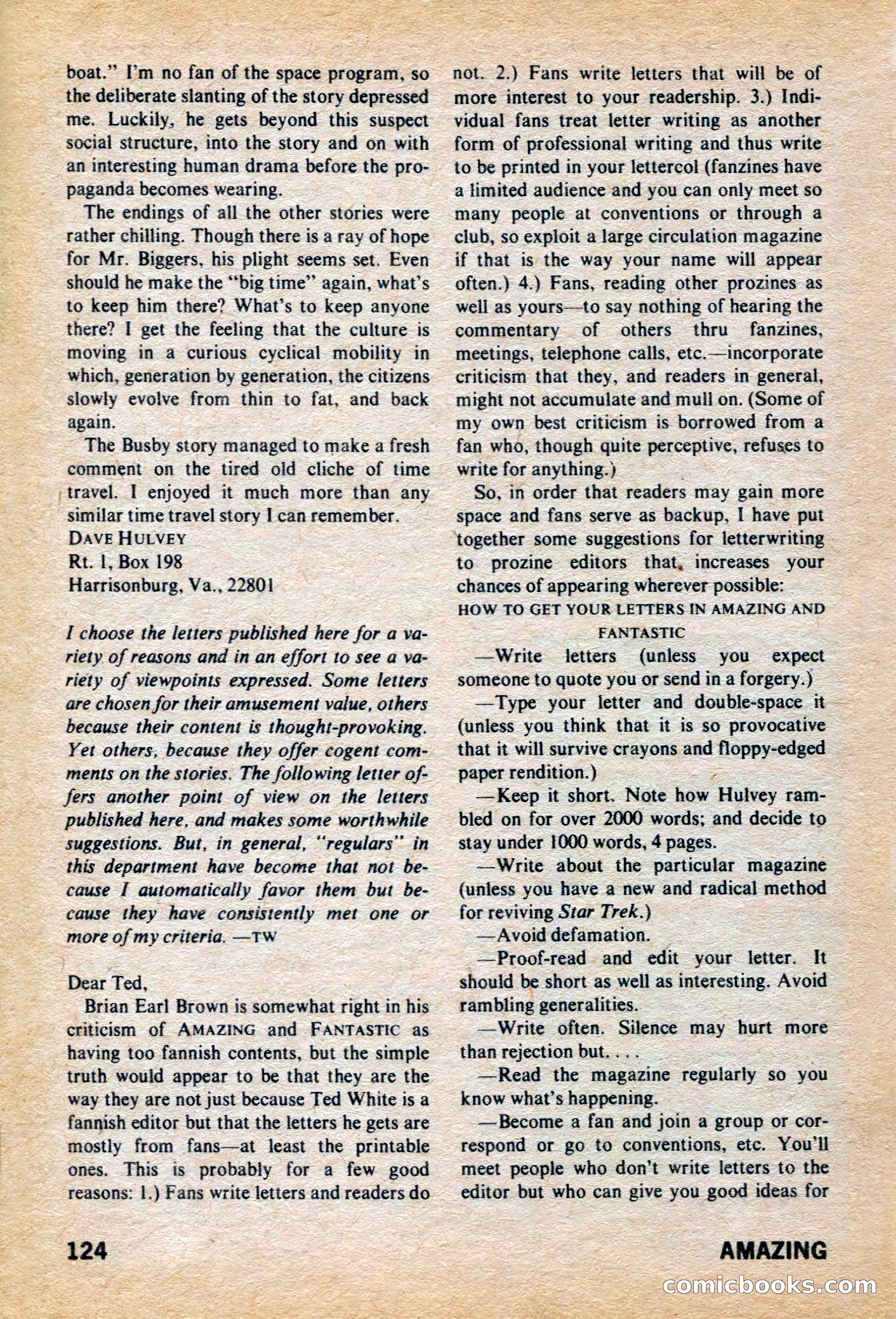 Amazing Stories, March 1973 — page 124 of 132