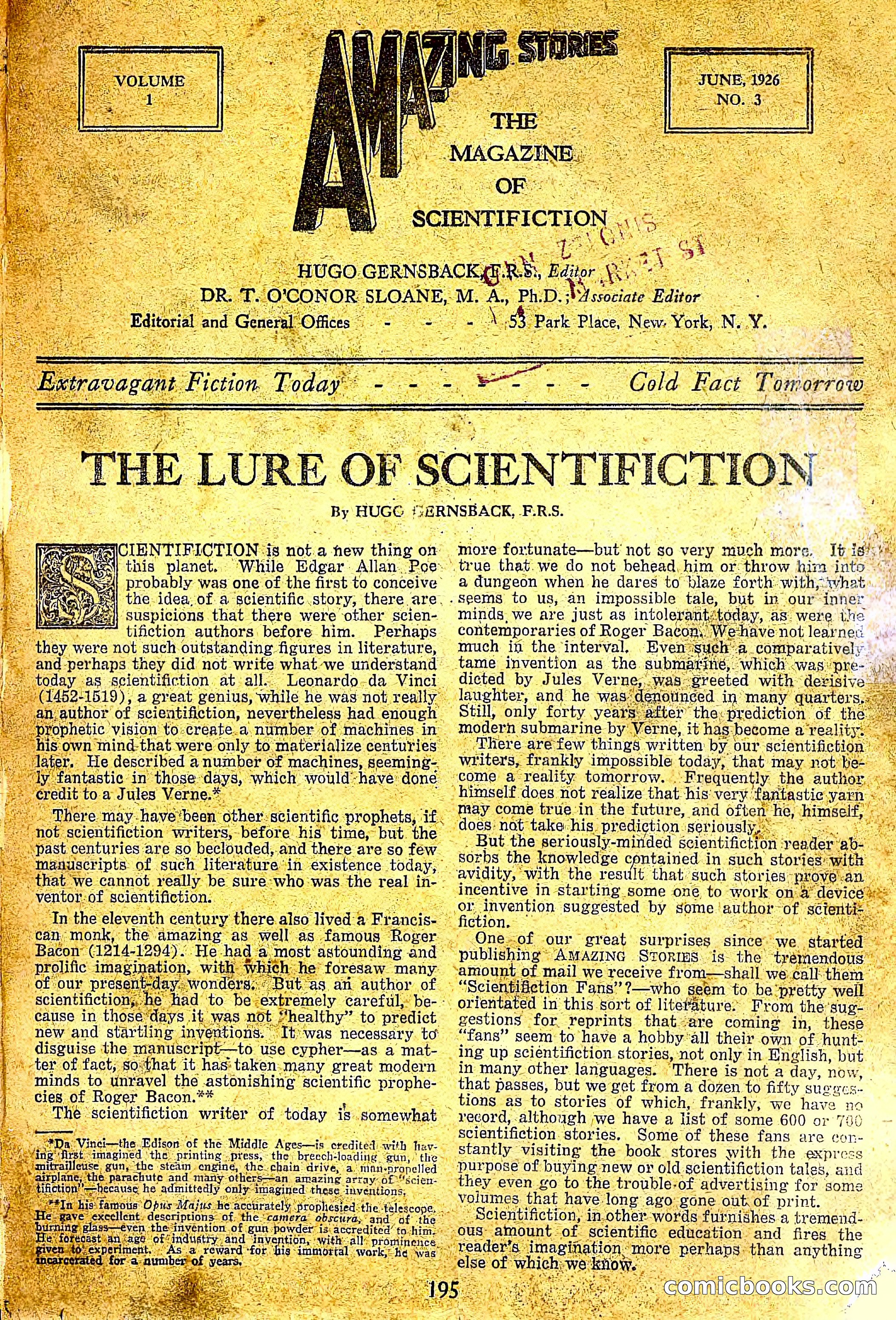 Amazing Stories, Vol. 1, No. 3 — page 4 of 97