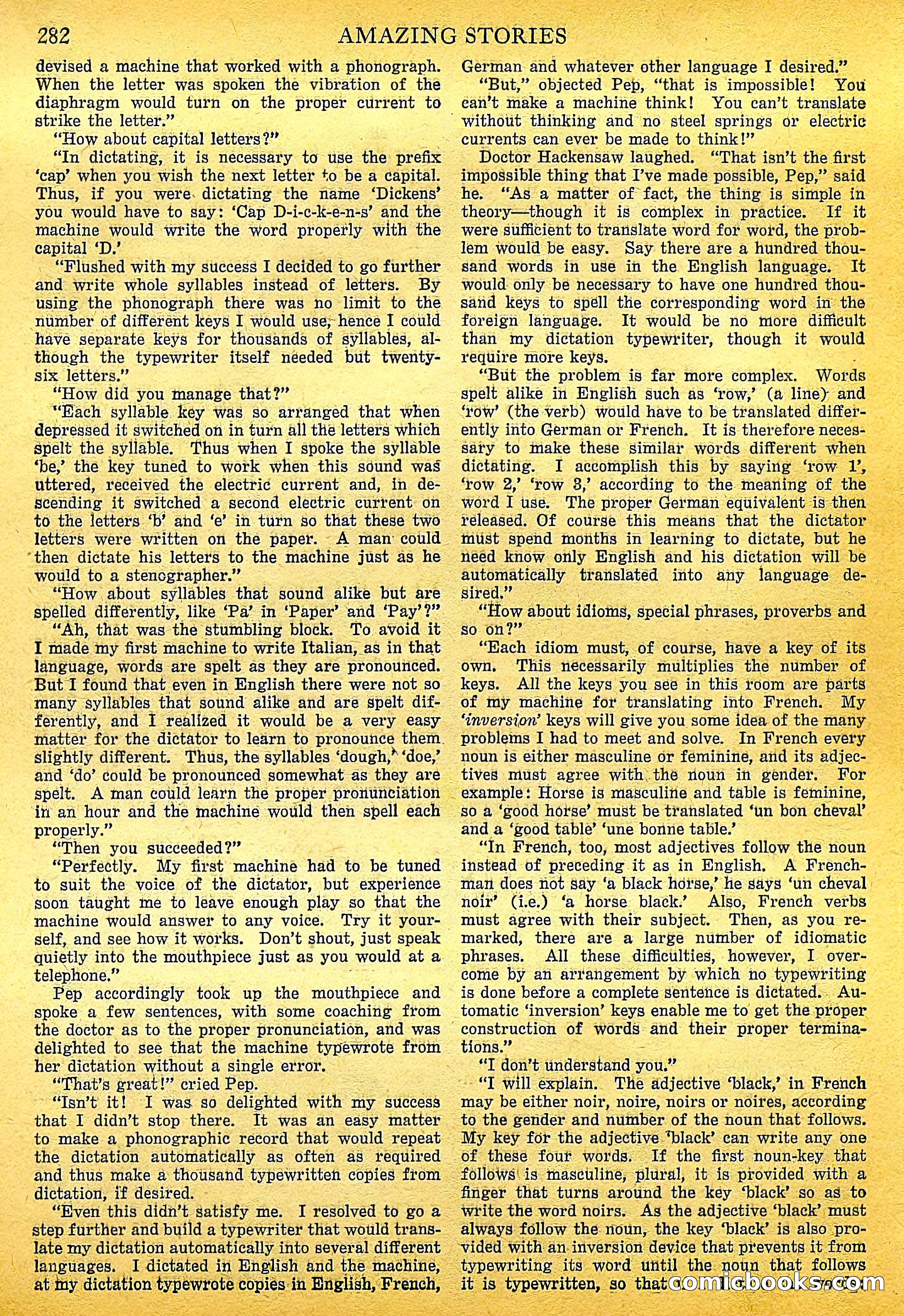 Amazing Stories, Vol. 1, No. 3 — page 91 of 97