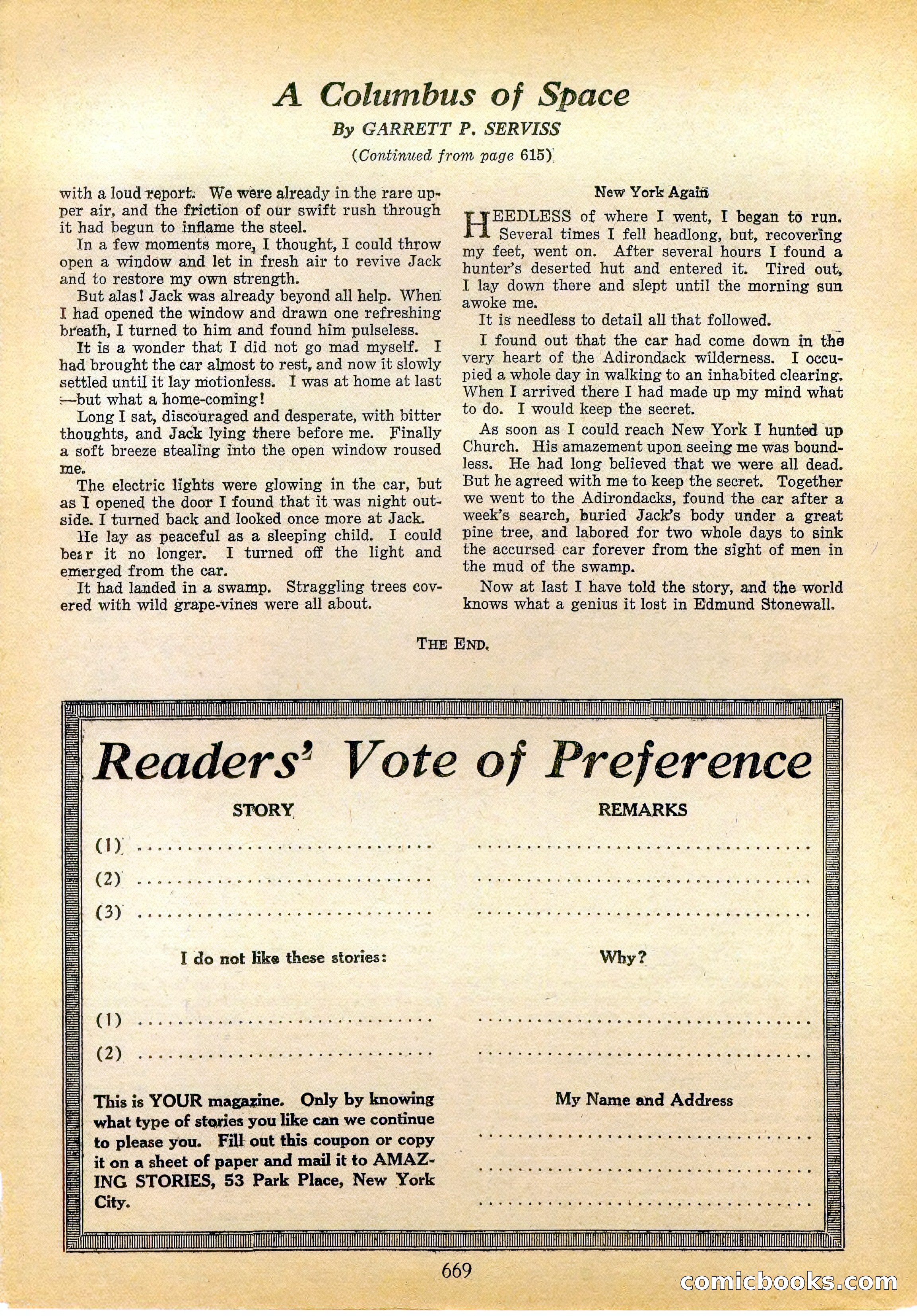 Amazing Stories, Vol. 1, No. 7 — page 94 of 99