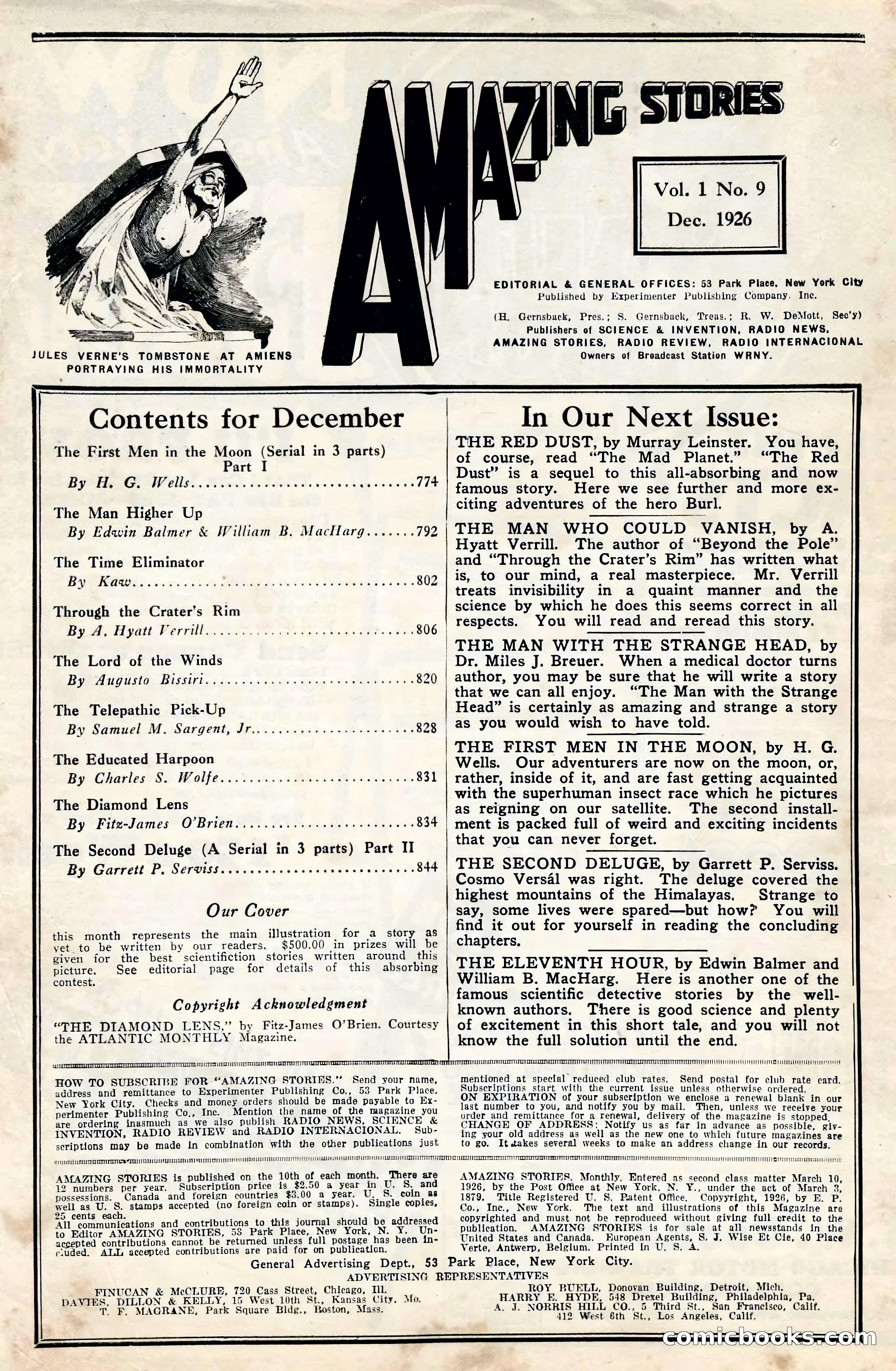 Amazing Stories, Vol. 1, No. 9 — page 3 of 107