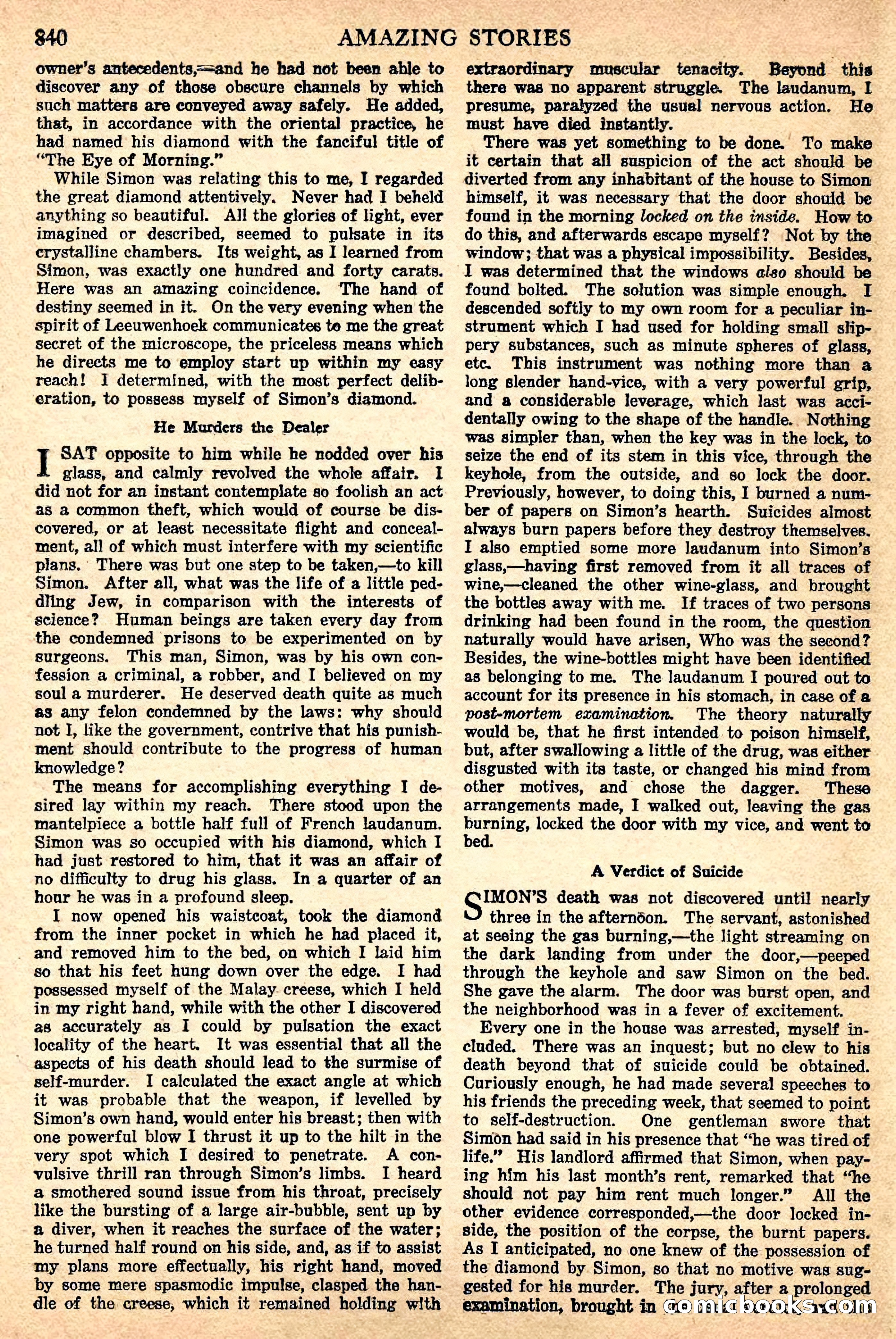 Amazing Stories, Vol. 1, No. 9 — page 73 of 107