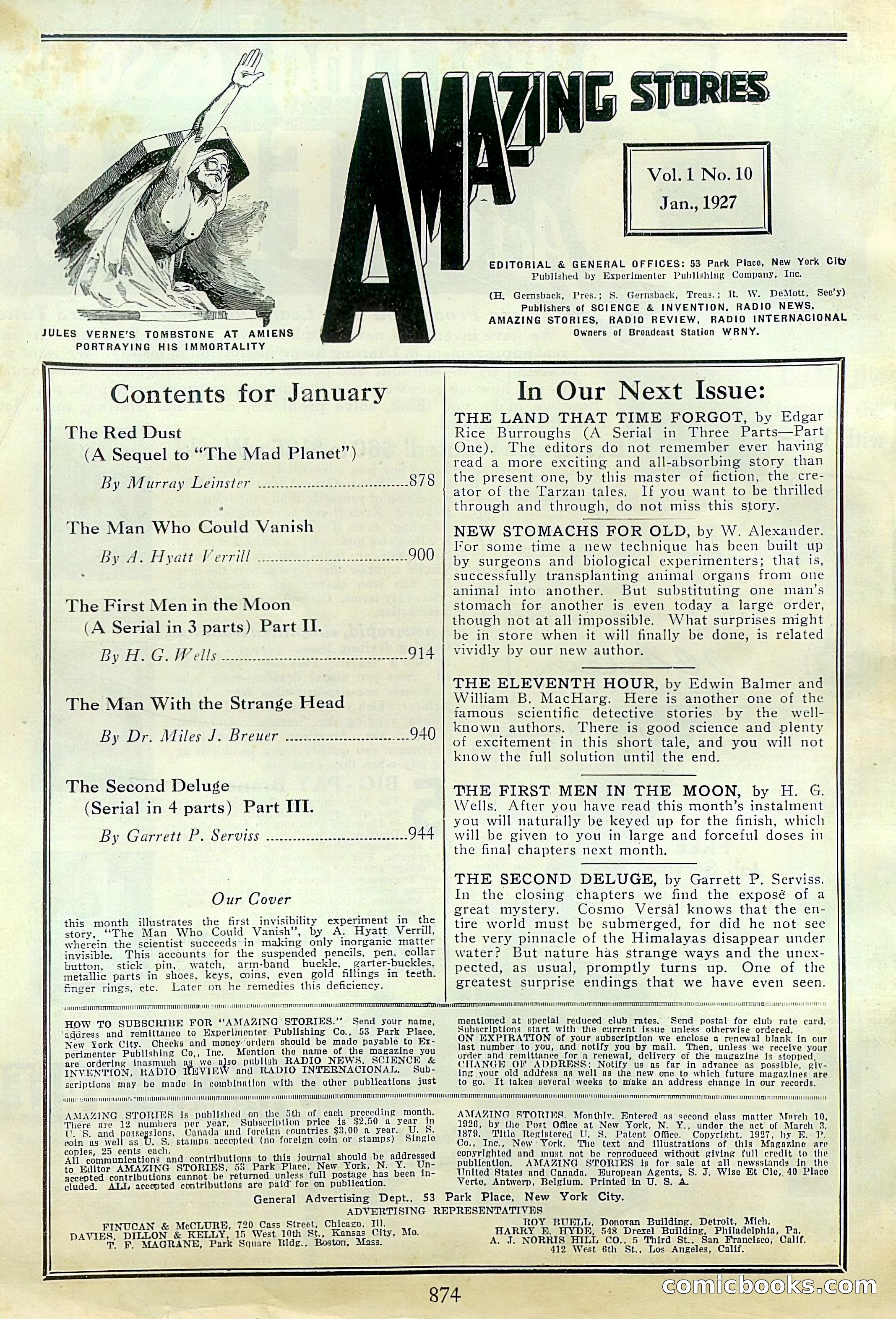 Amazing Stories, Vol. 1 No. 10 — page 3 of 107