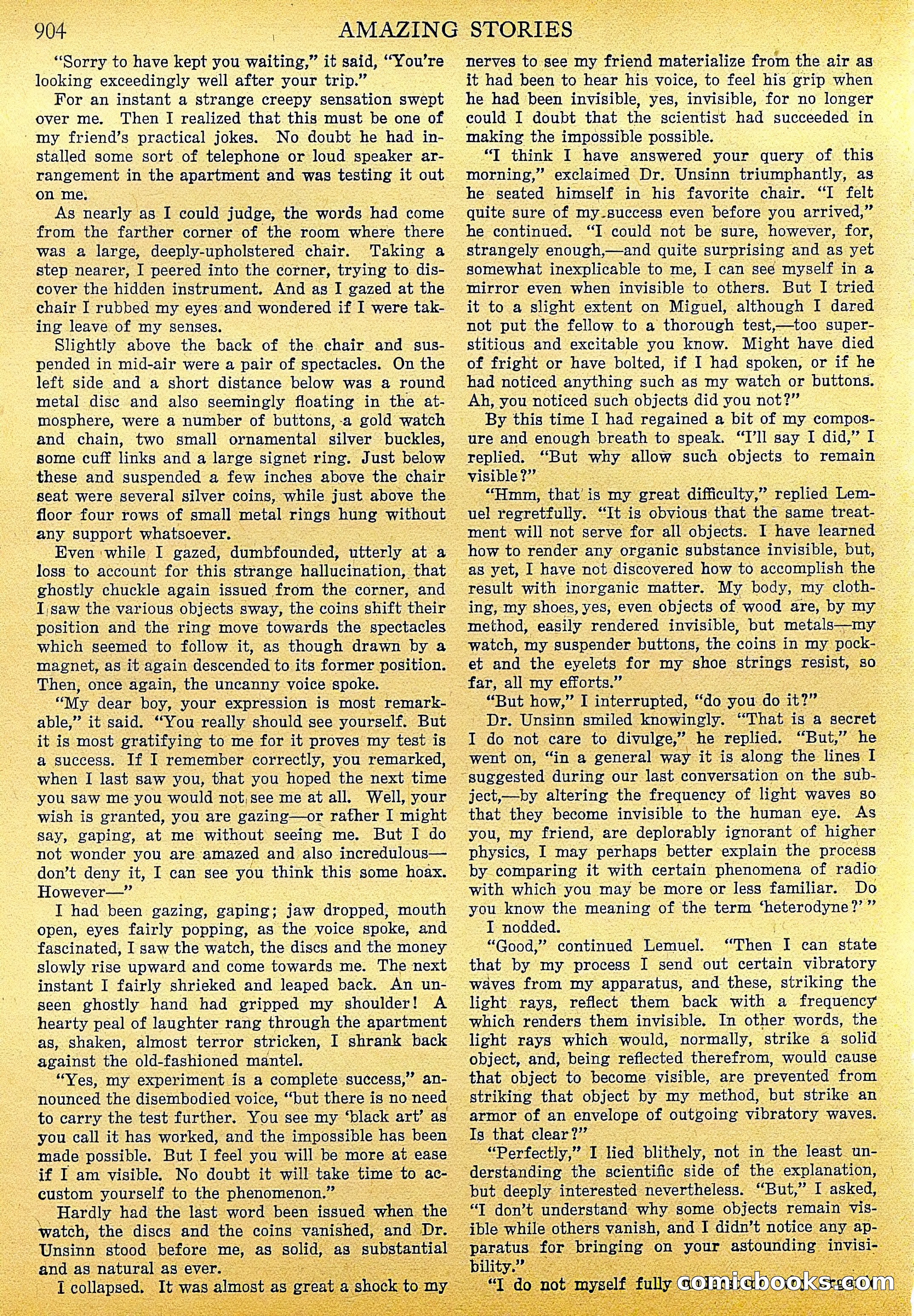 Amazing Stories, Vol. 1 No. 10 — page 33 of 107