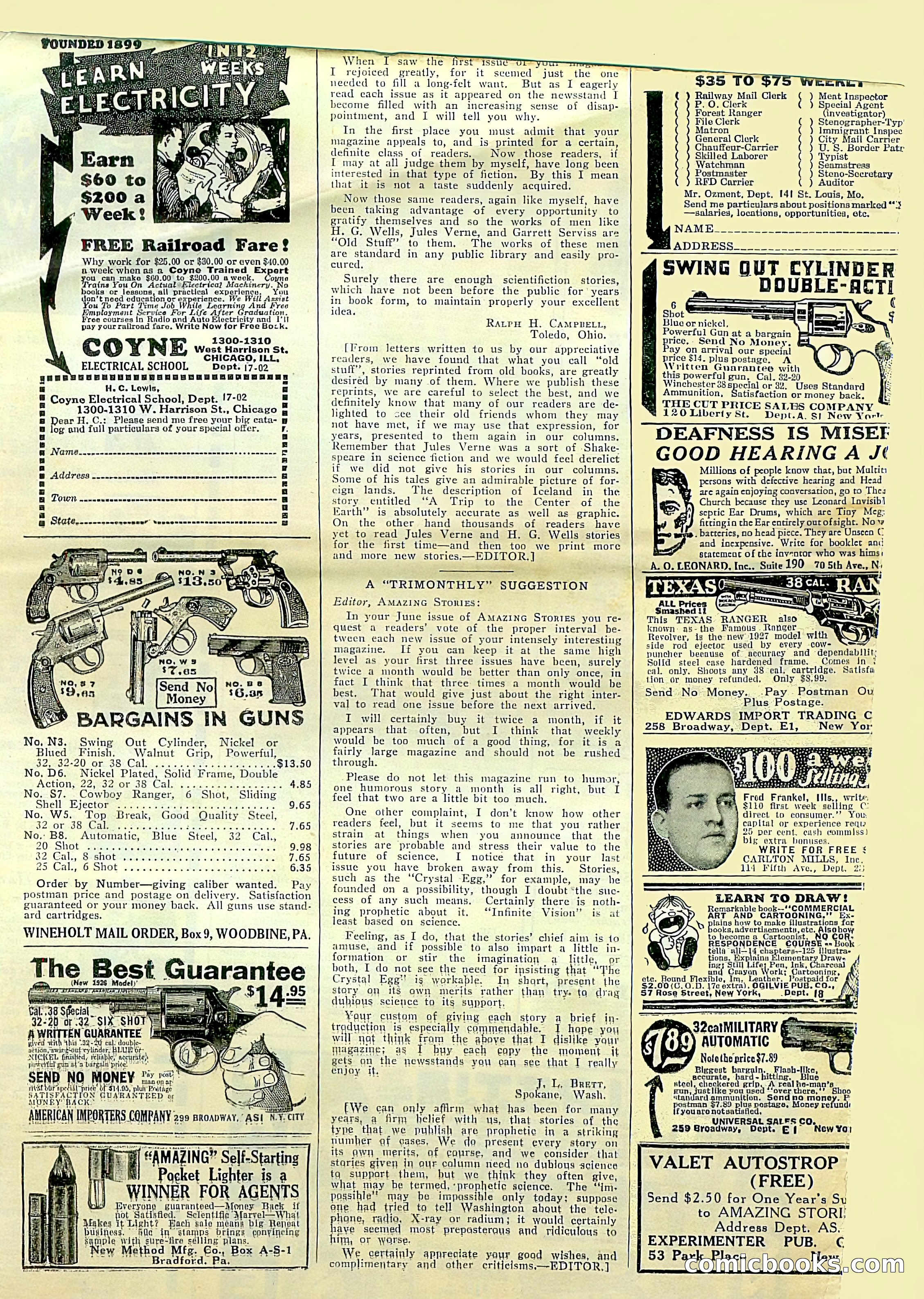 Amazing Stories, Vol. 1 No. 10 — page 103 of 107