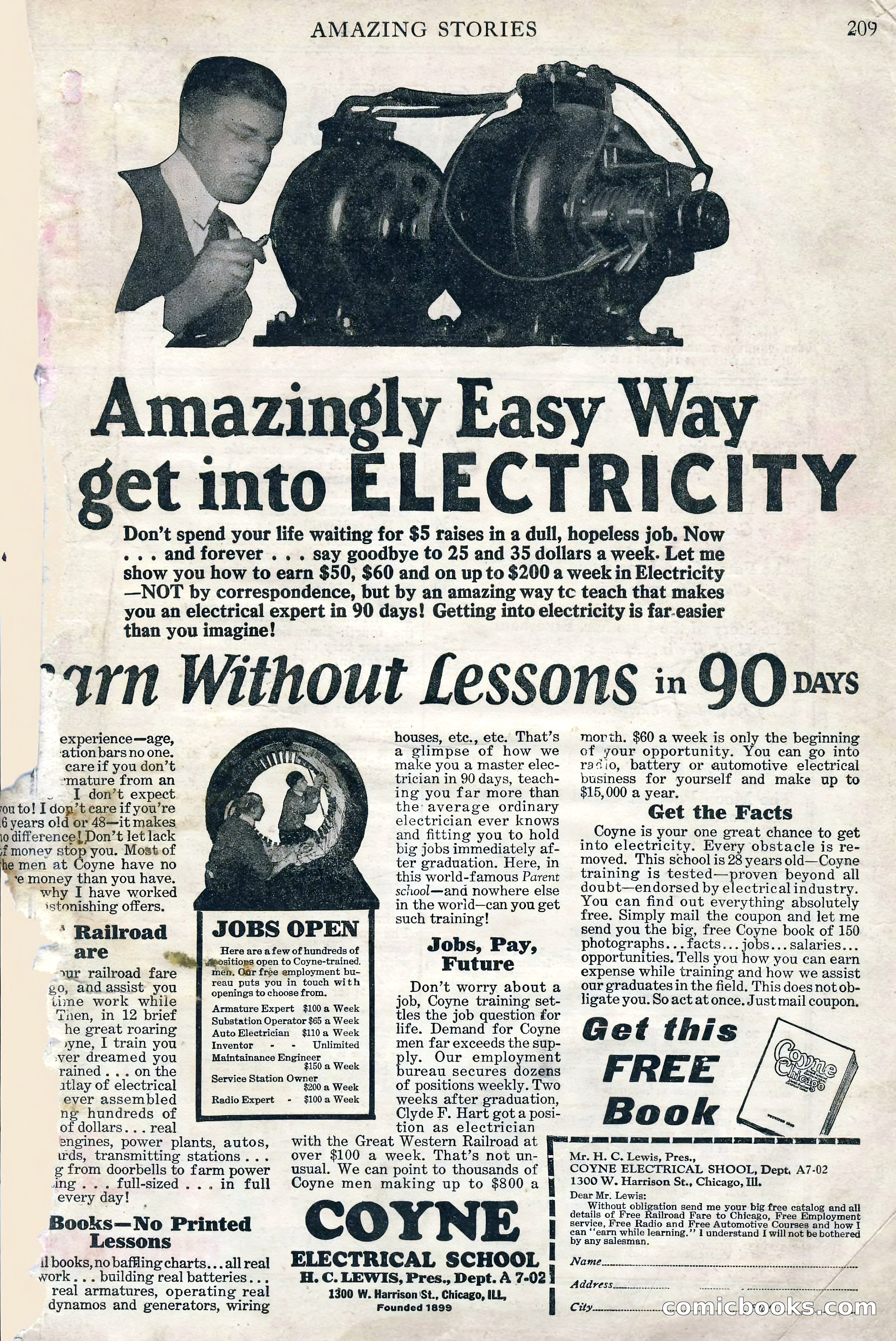 Amazing Stories, Vol. 2, No. 3 — page 3 of 108