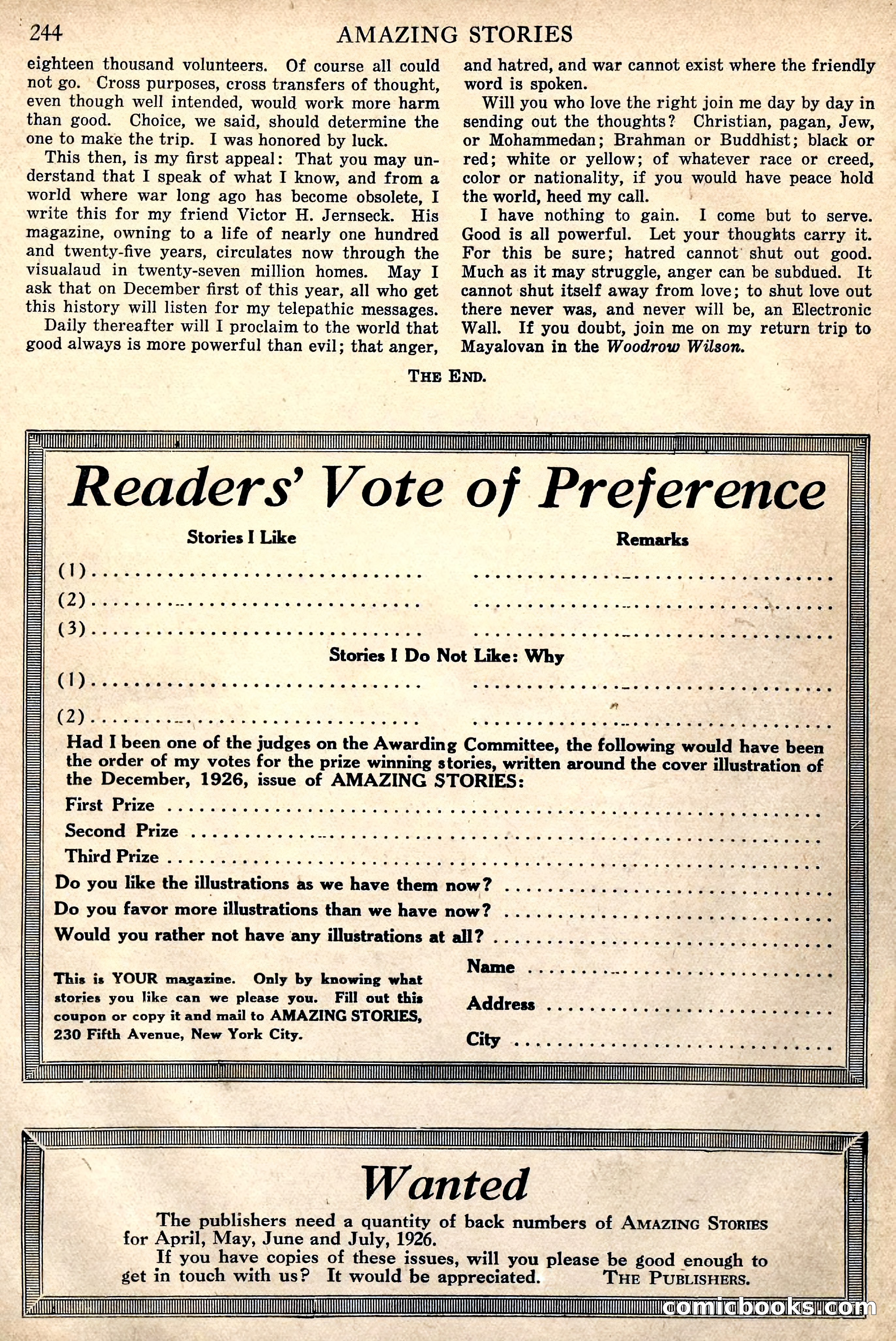 Amazing Stories, Vol. 2, No. 3 — page 38 of 108