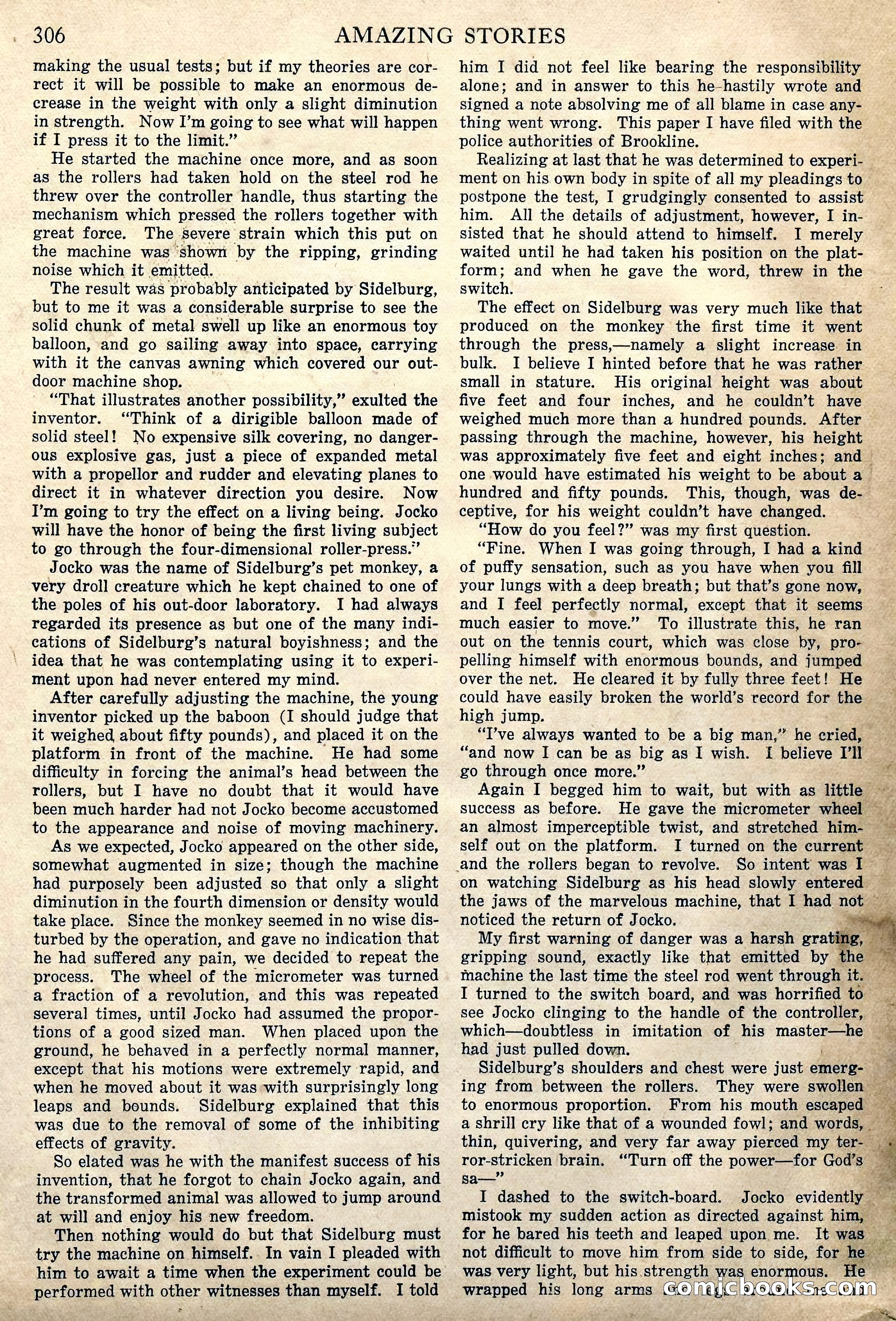 Amazing Stories, Vol. 2, No. 3 — page 100 of 108