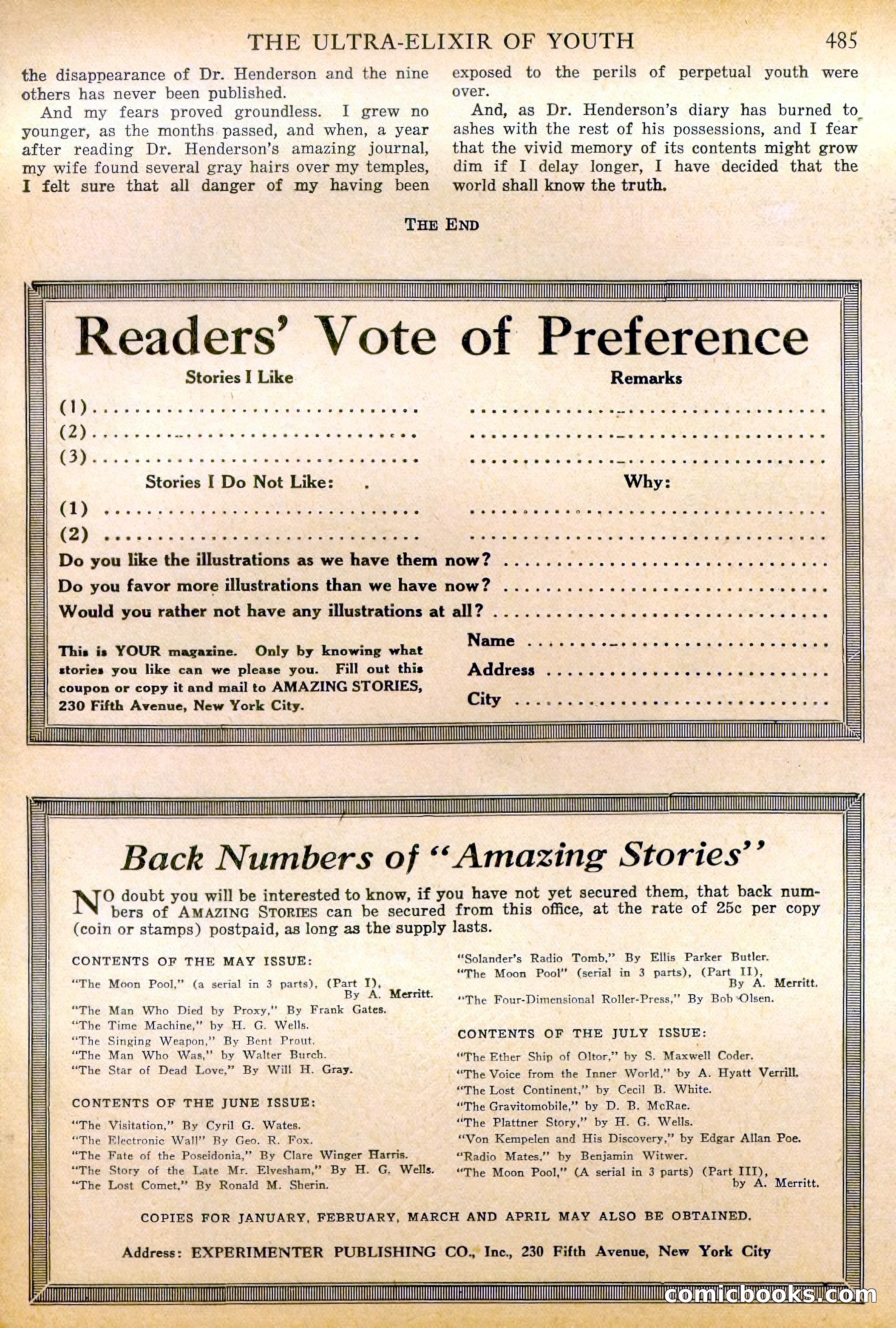 Amazing Stories, Vol. 2 No. 5 — page 70 of 107