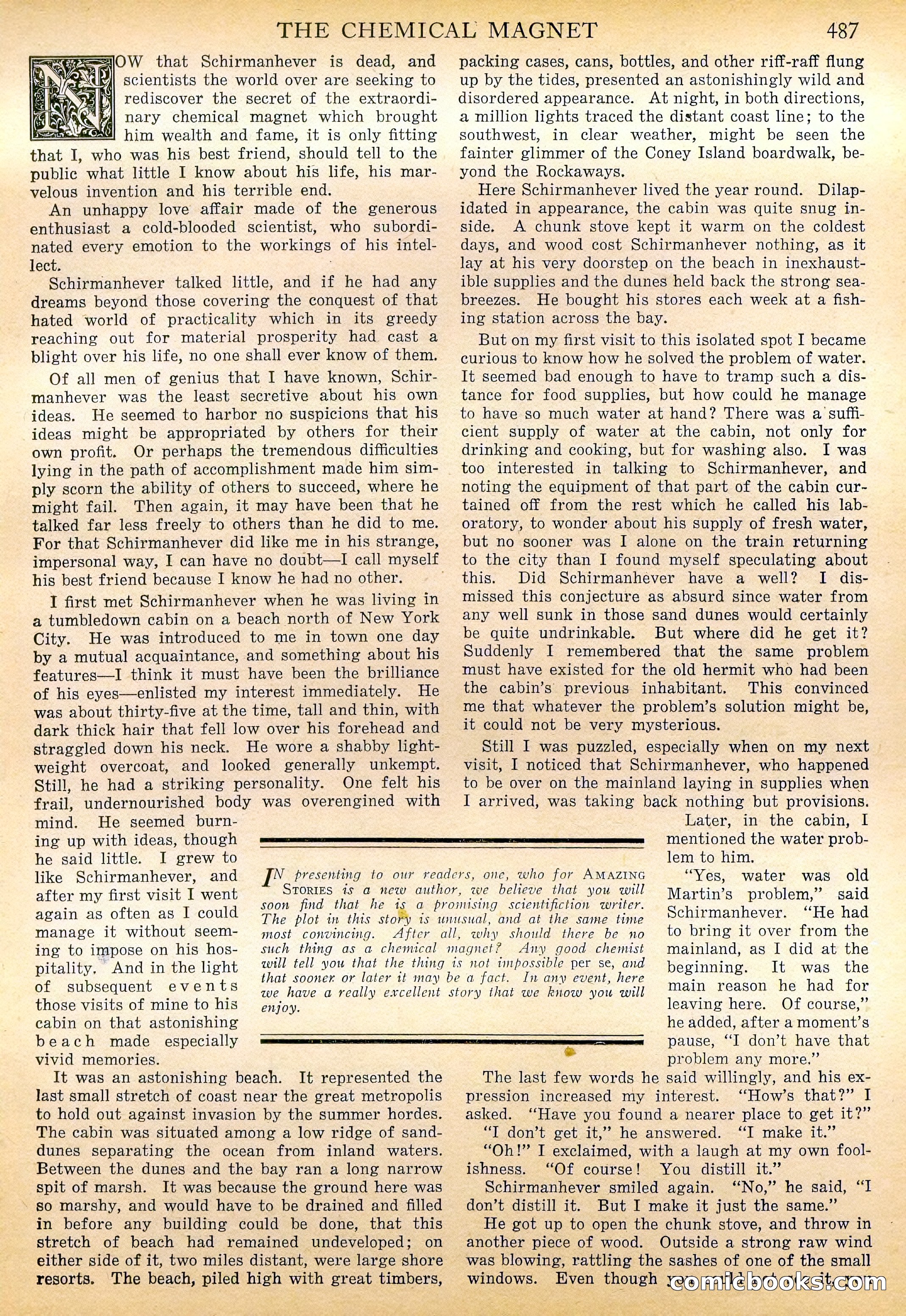 Amazing Stories, Vol. 2 No. 5 — page 72 of 107