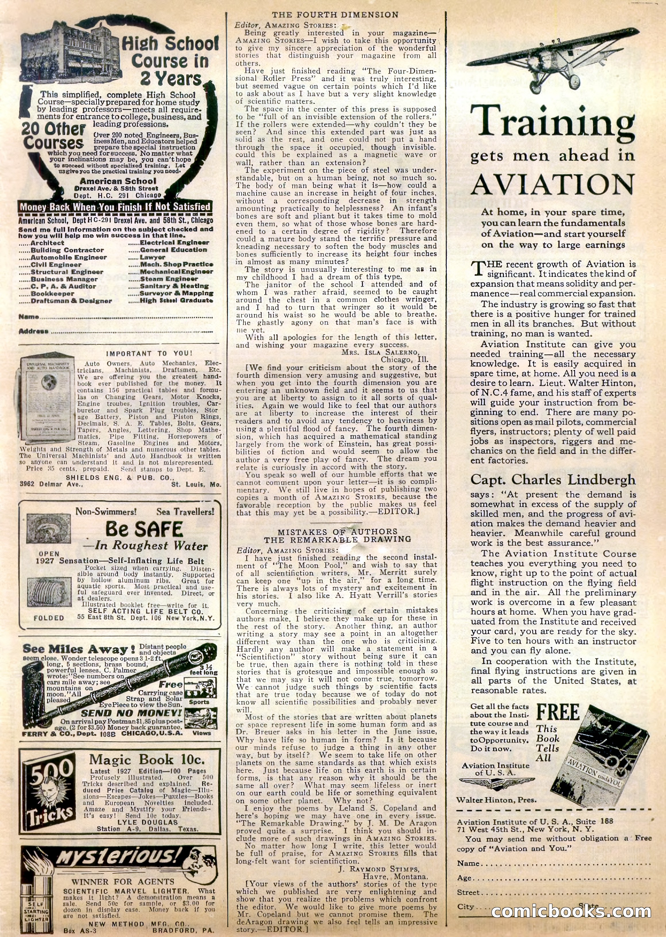 Amazing Stories, Vol. 2 No. 5 — page 102 of 107