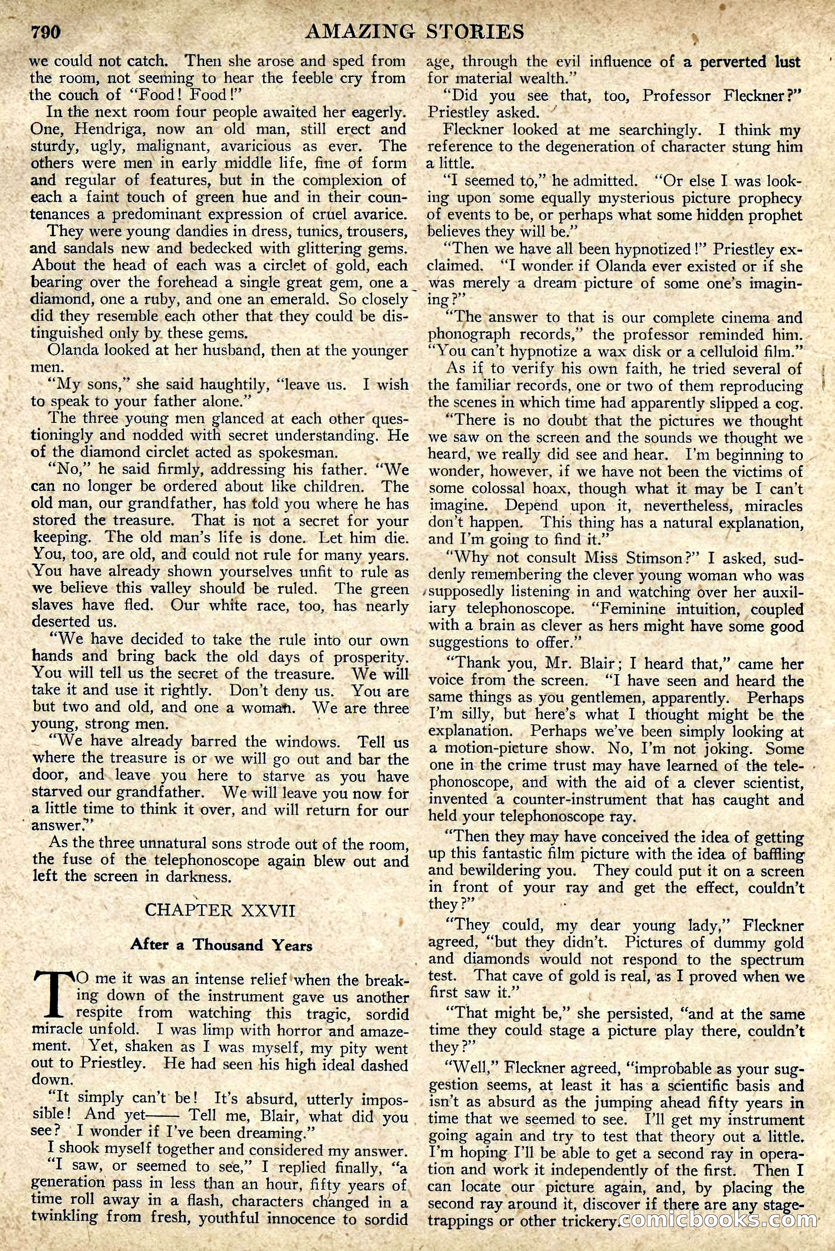 Amazing Stories, Vol. 2 No. 8 — page 72 of 102