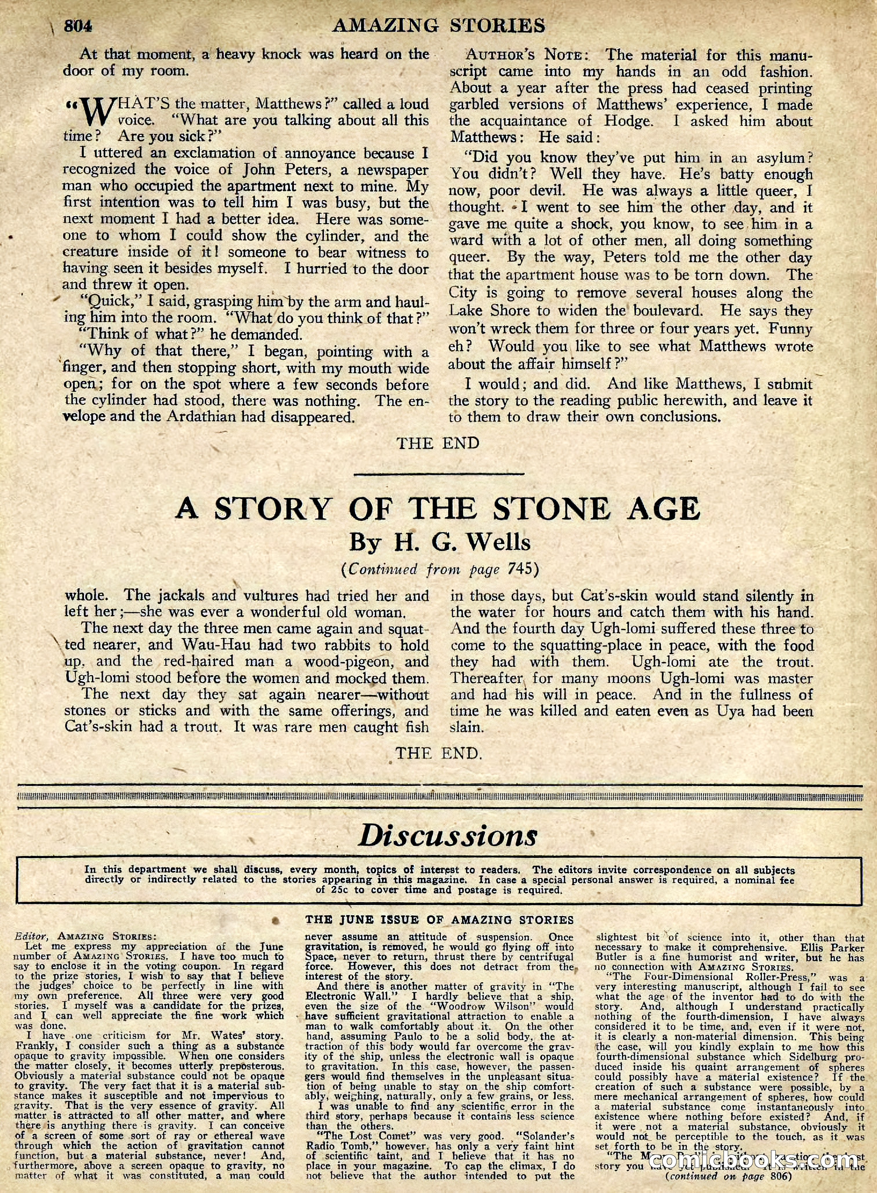 Amazing Stories, Vol. 2 No. 8 — page 86 of 102