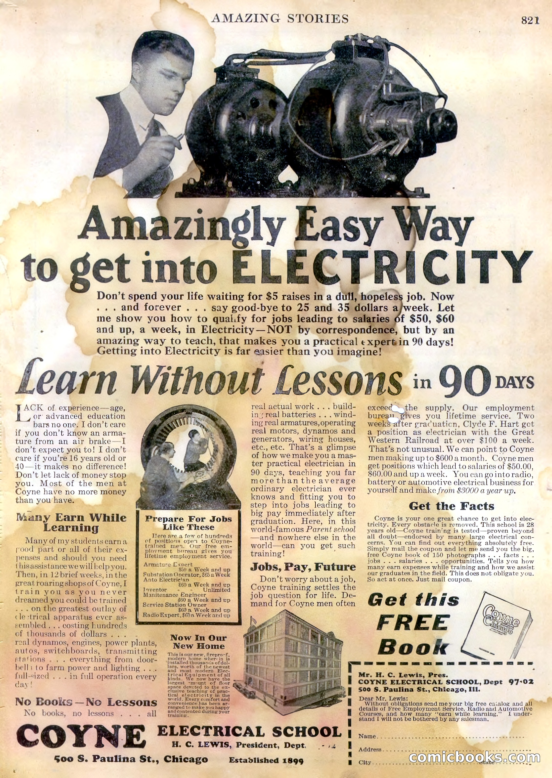 Amazing Stories, Vol. 2, No. 9 — page 3 of 104