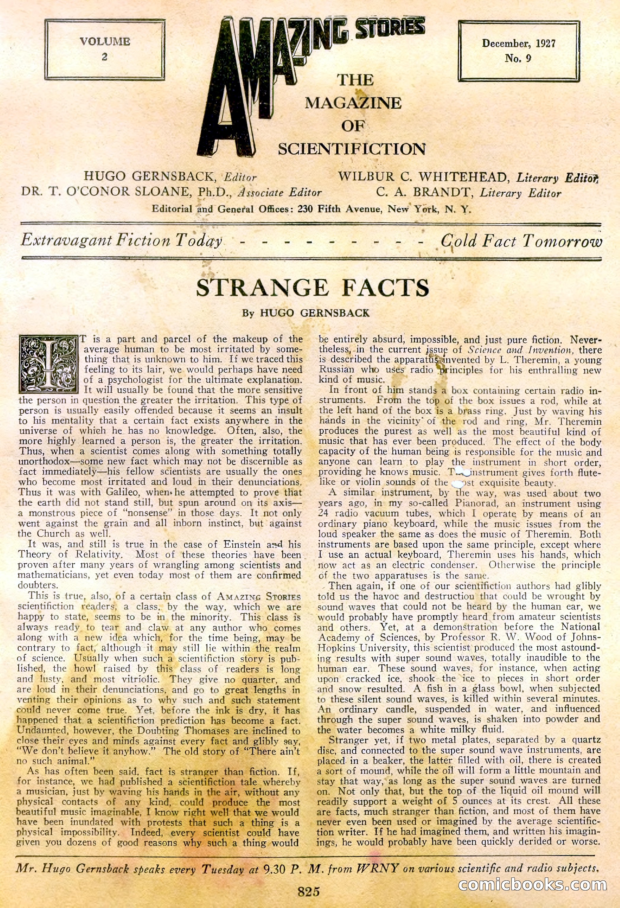 Amazing Stories, Vol. 2, No. 9 — page 7 of 104