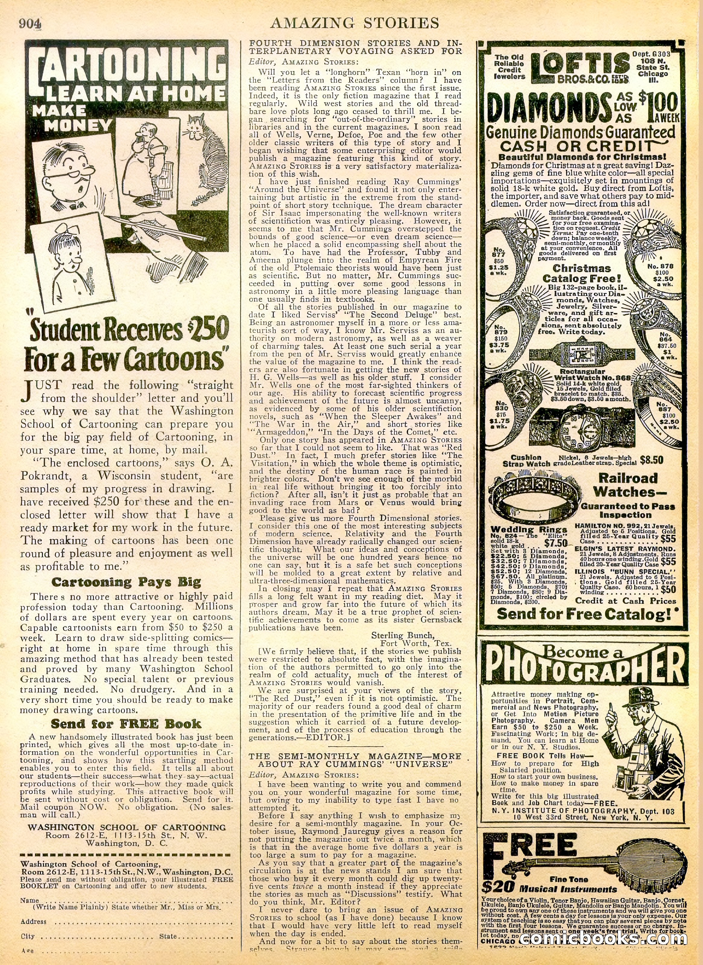 Amazing Stories, Vol. 2, No. 9 — page 86 of 104