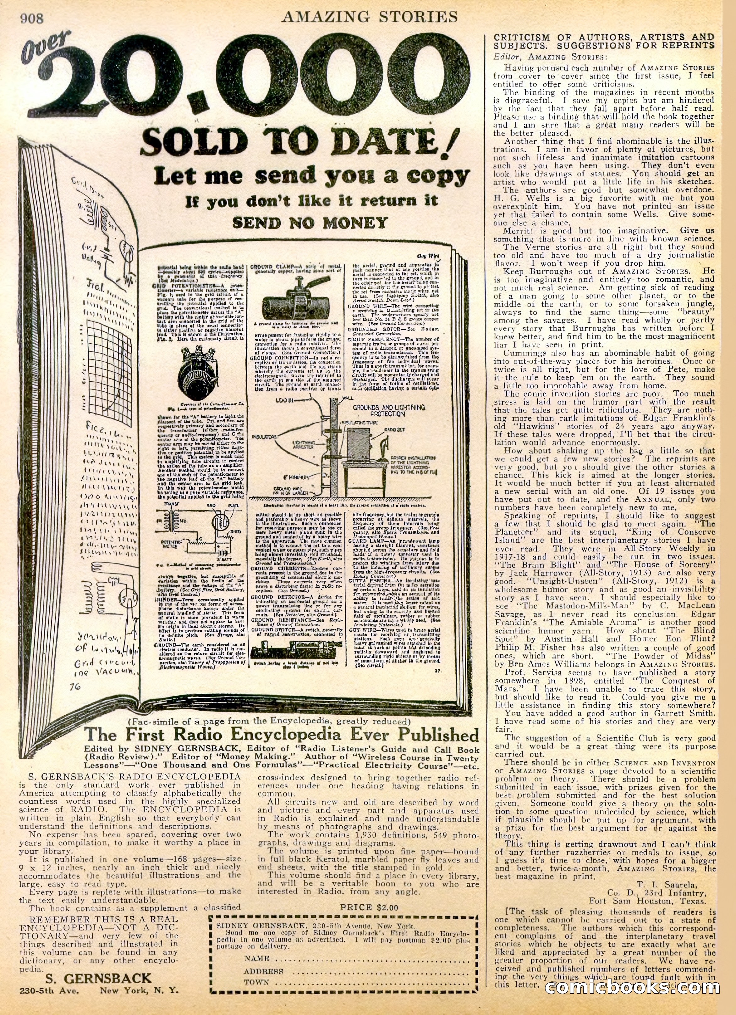 Amazing Stories, Vol. 2, No. 9 — page 90 of 104