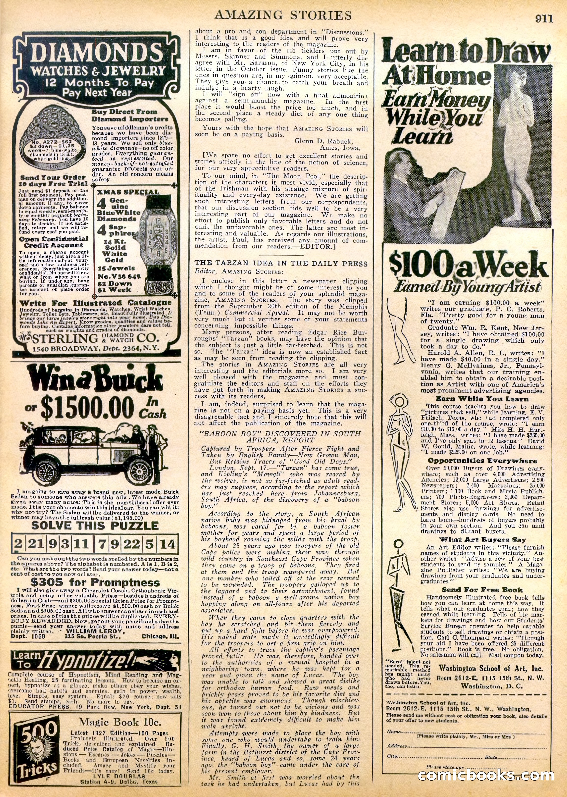Amazing Stories, Vol. 2, No. 9 — page 93 of 104