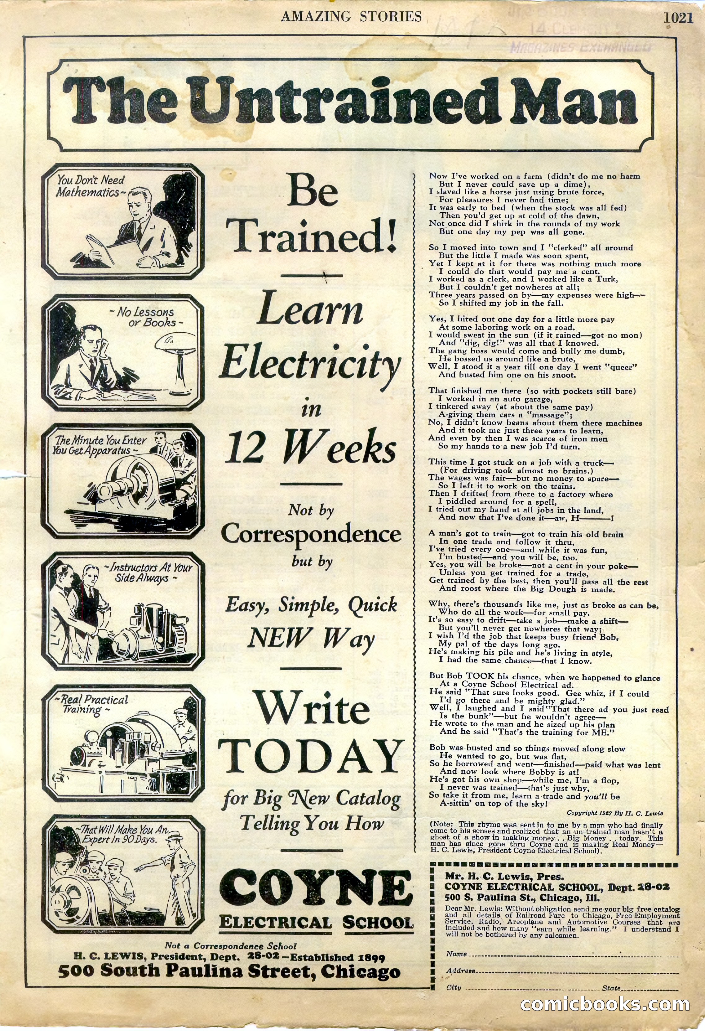 Amazing Stories, Vol. 2 No. 11 — page 2 of 103