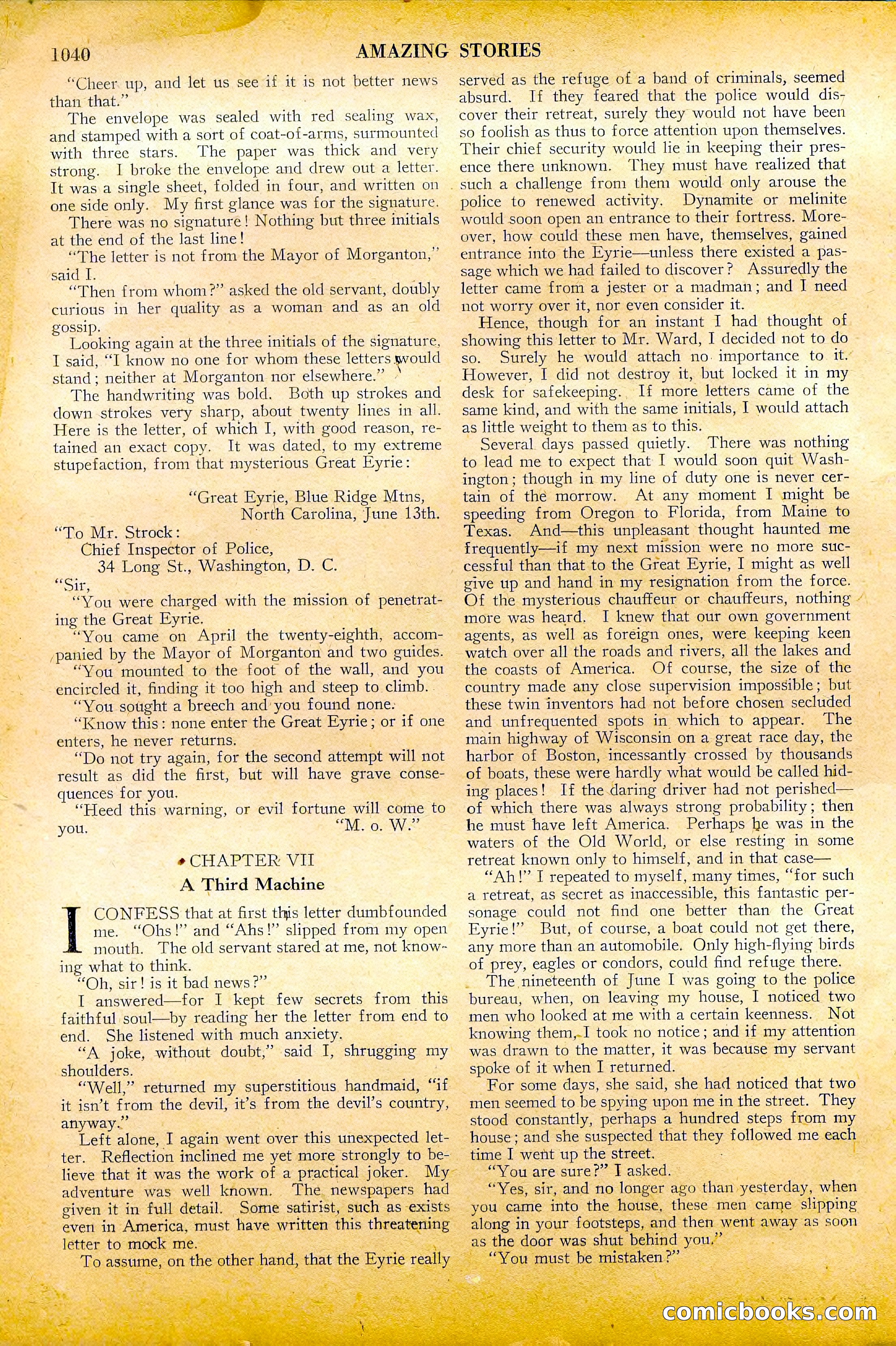 Amazing Stories, Vol. 2 No. 11 — page 21 of 103