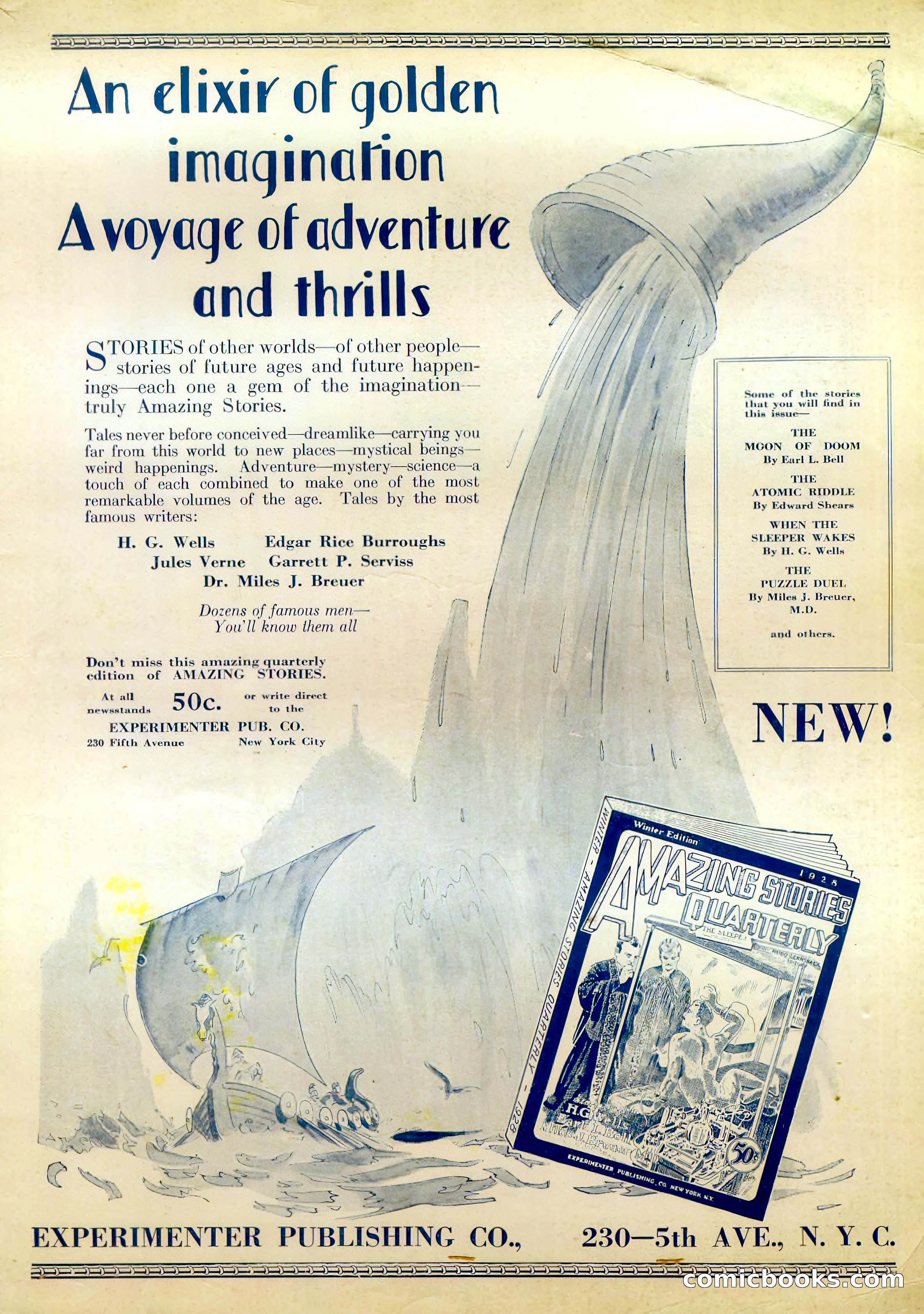 Amazing Stories, Vol. 3, No. 1 — page 98 of 99