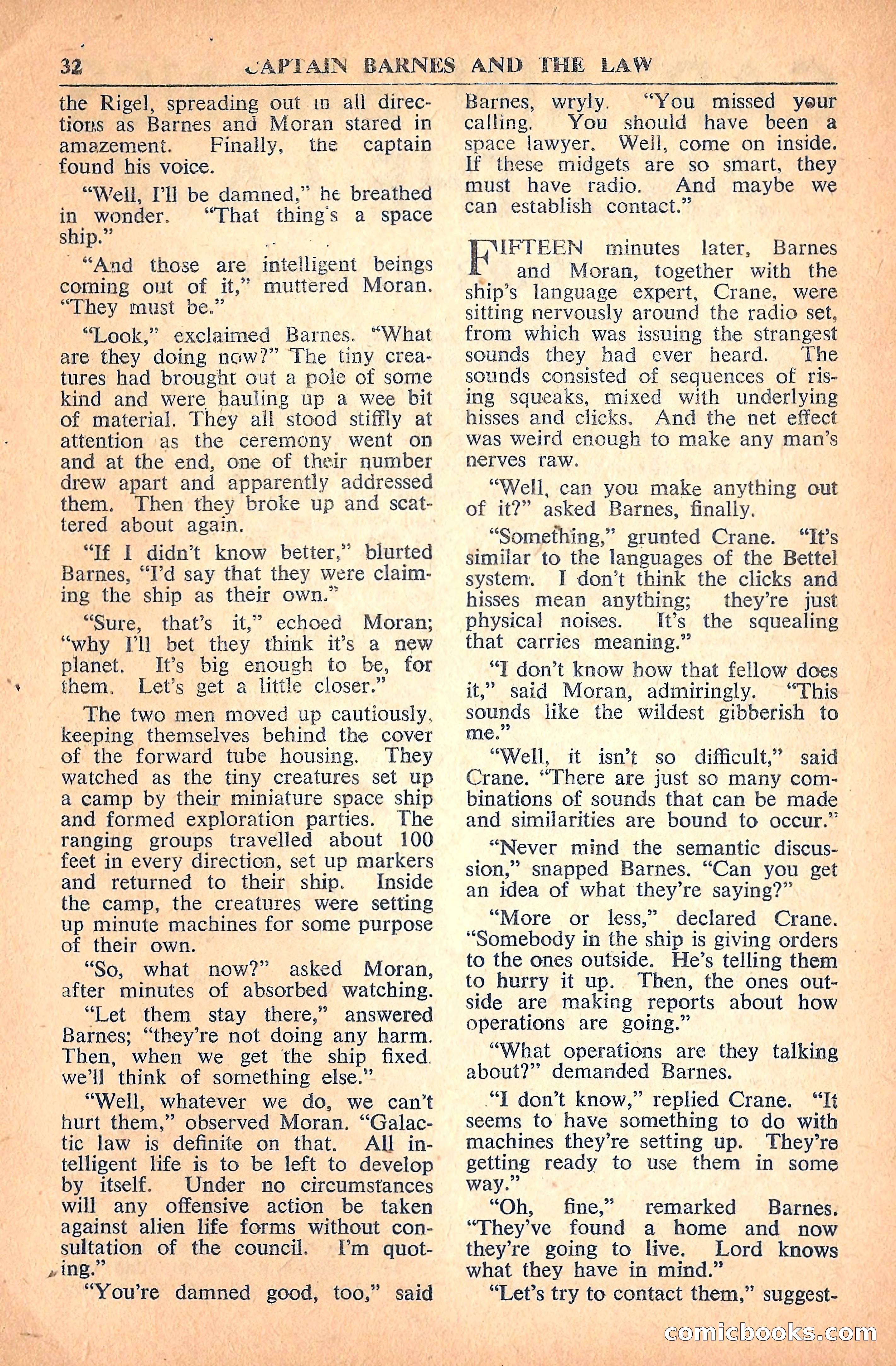 American Science Fiction Magazine #30 — page 32 of 36