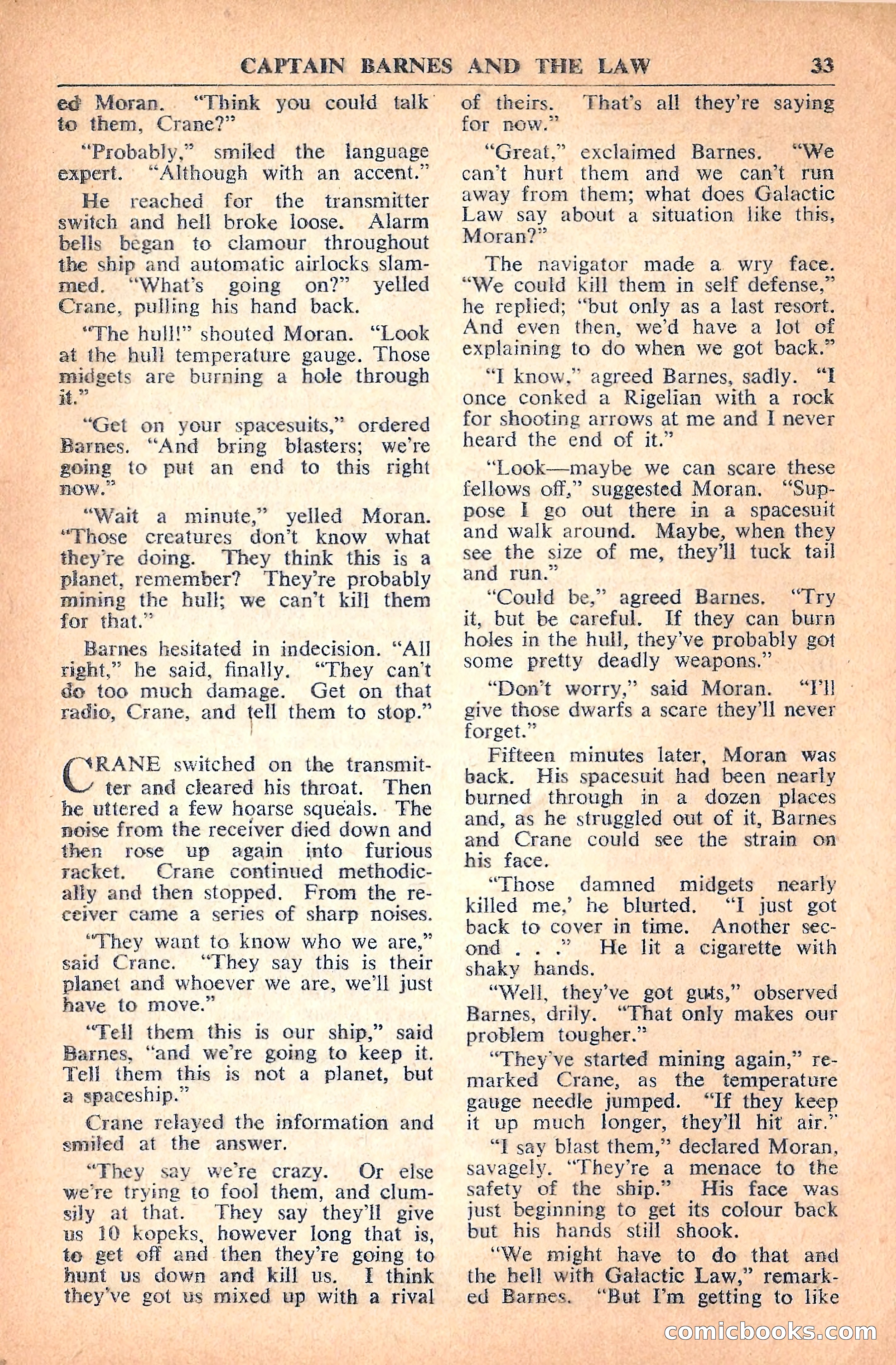 American Science Fiction Magazine #30 — page 33 of 36