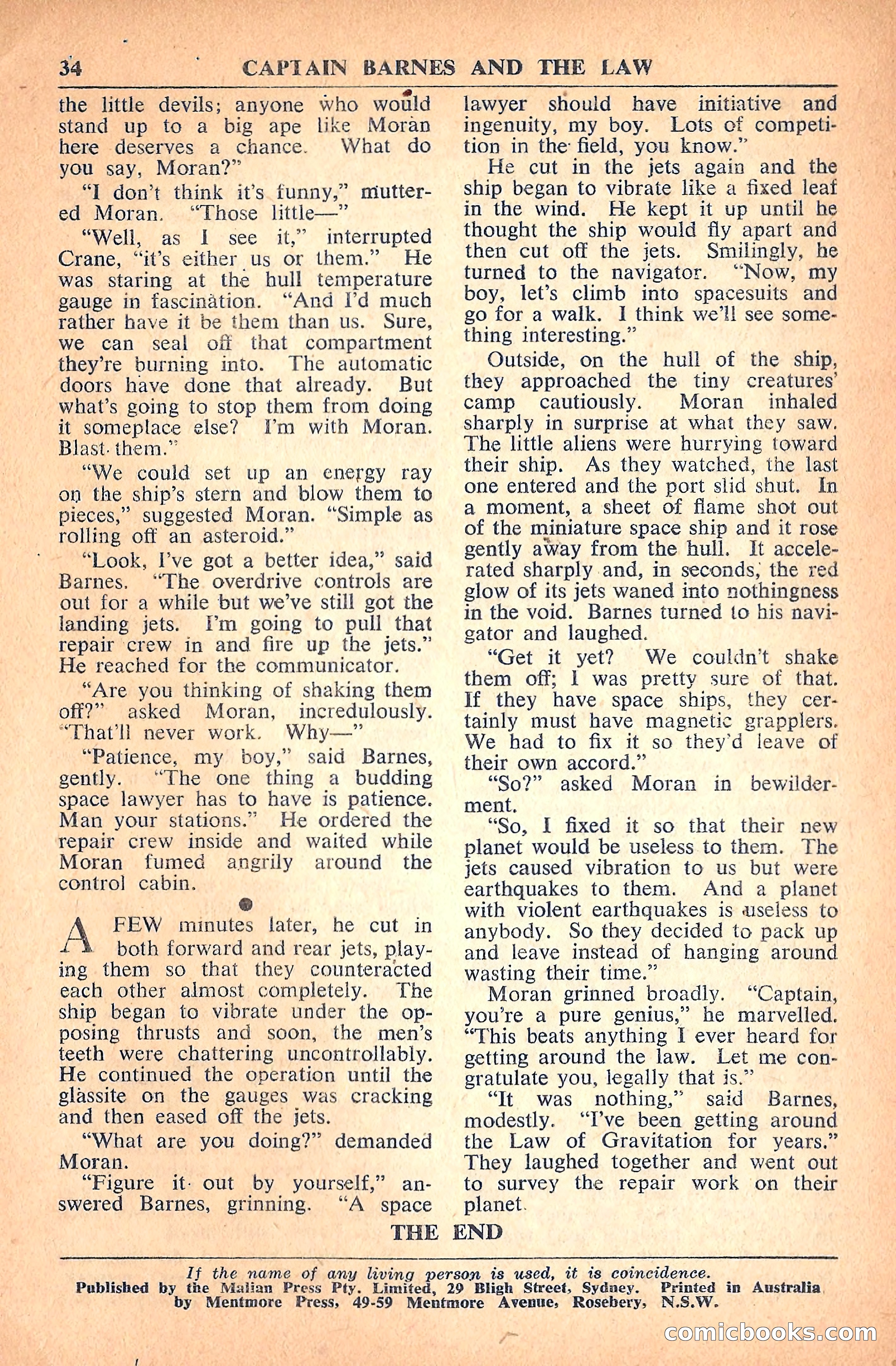 American Science Fiction Magazine #30 — page 34 of 36