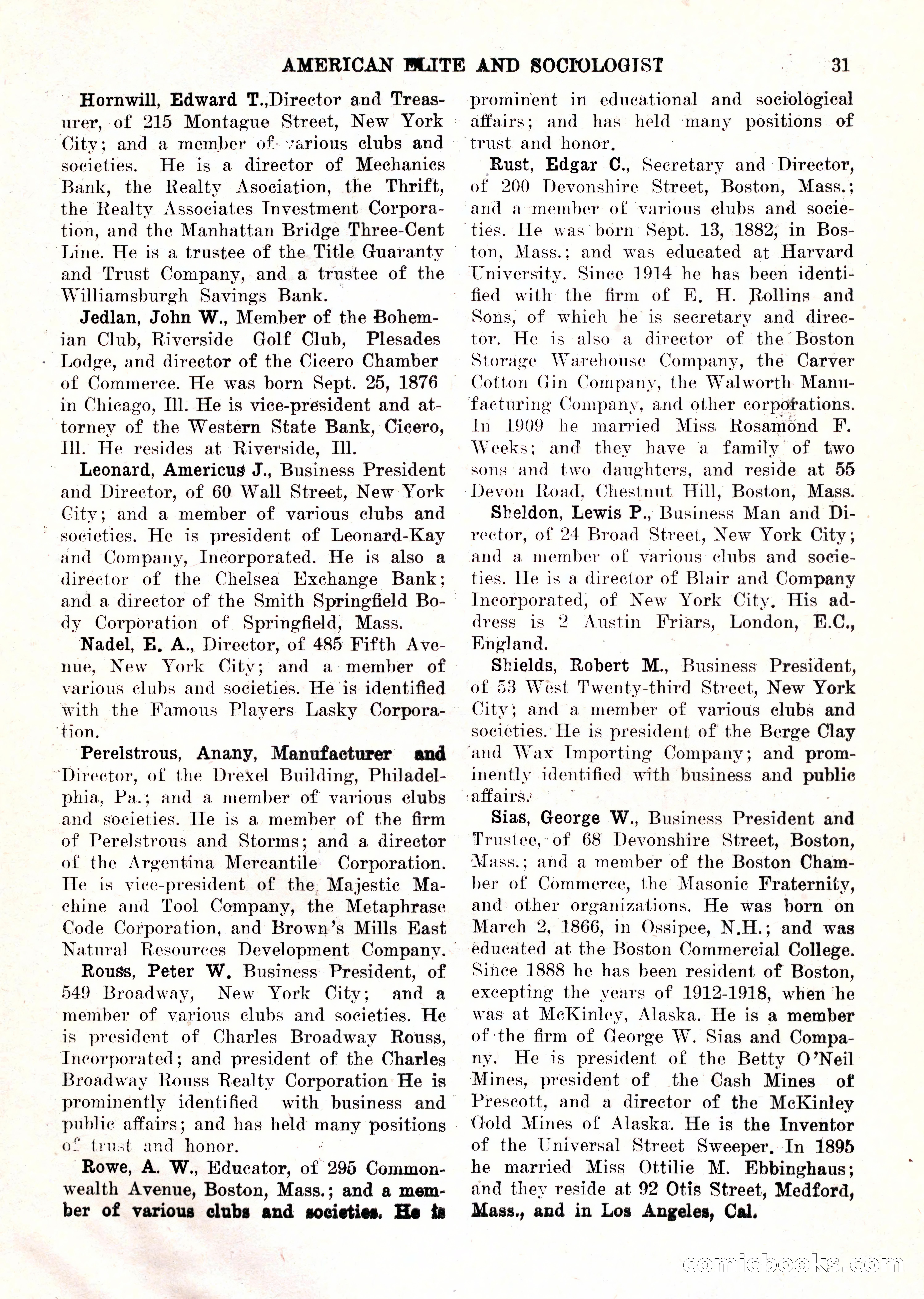 The American Elite and Sociologist Blue Book — page 15 of 396