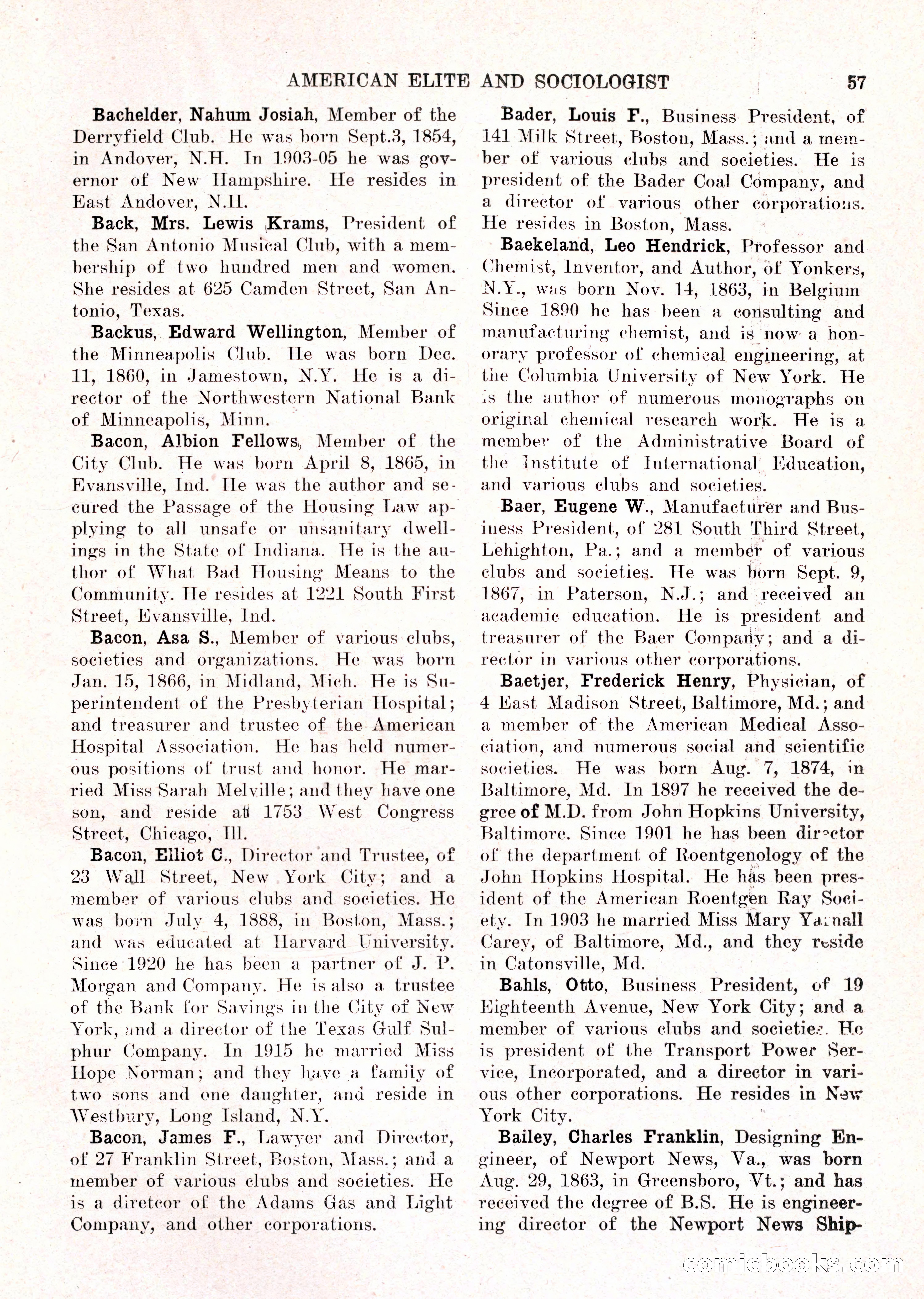 The American Elite and Sociologist Blue Book — page 41 of 396