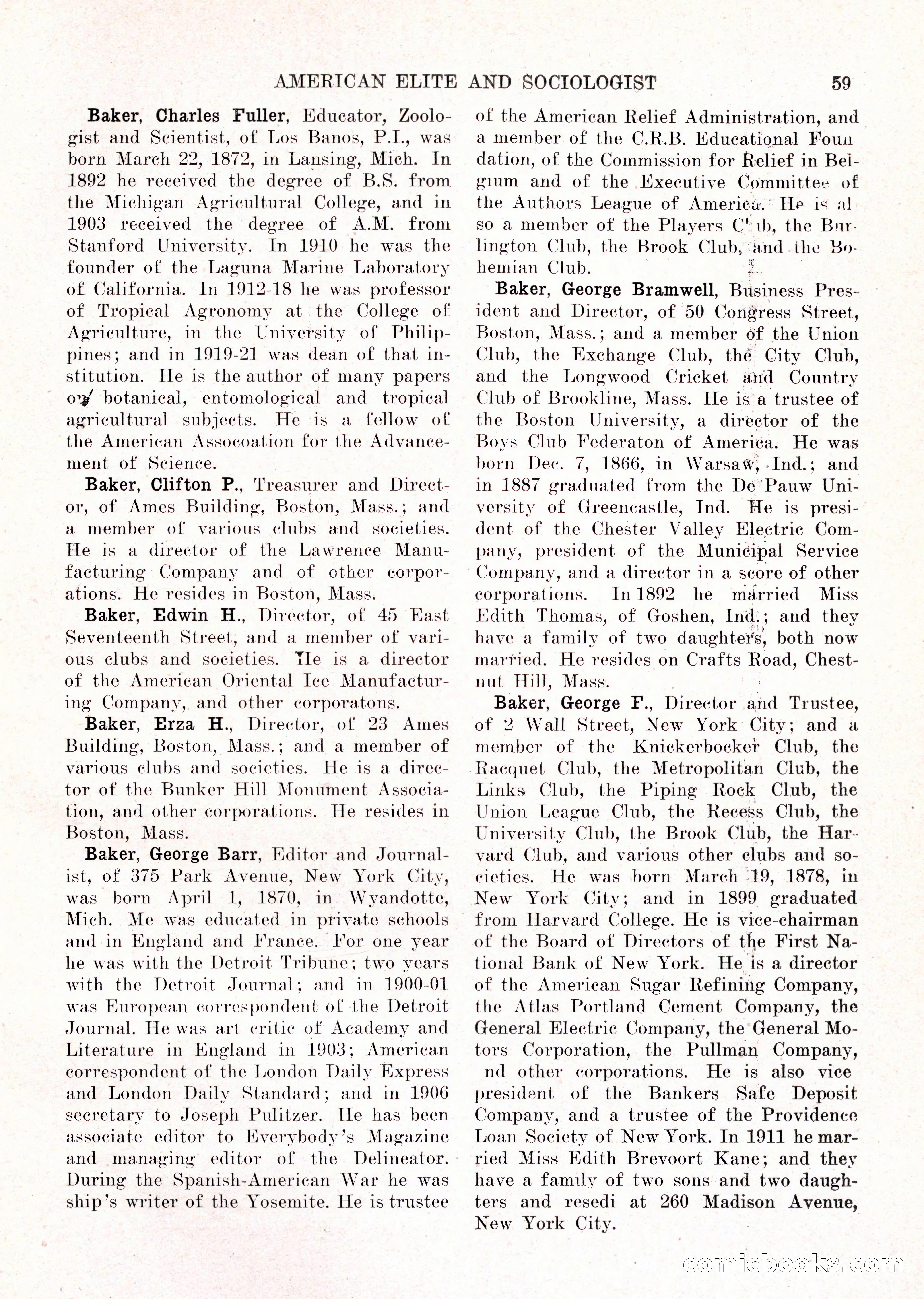The American Elite and Sociologist Blue Book — page 43 of 396