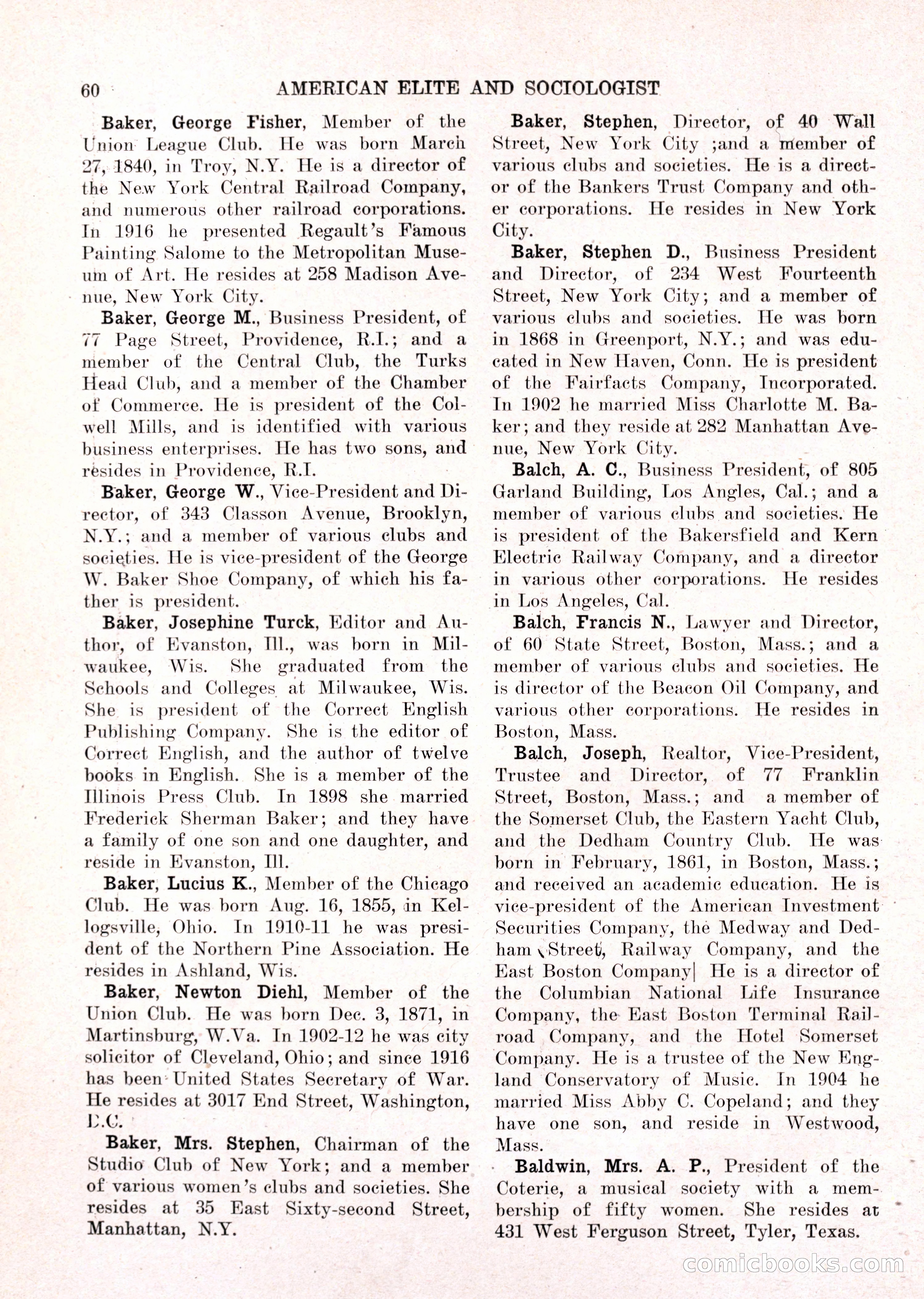 The American Elite and Sociologist Blue Book — page 44 of 396
