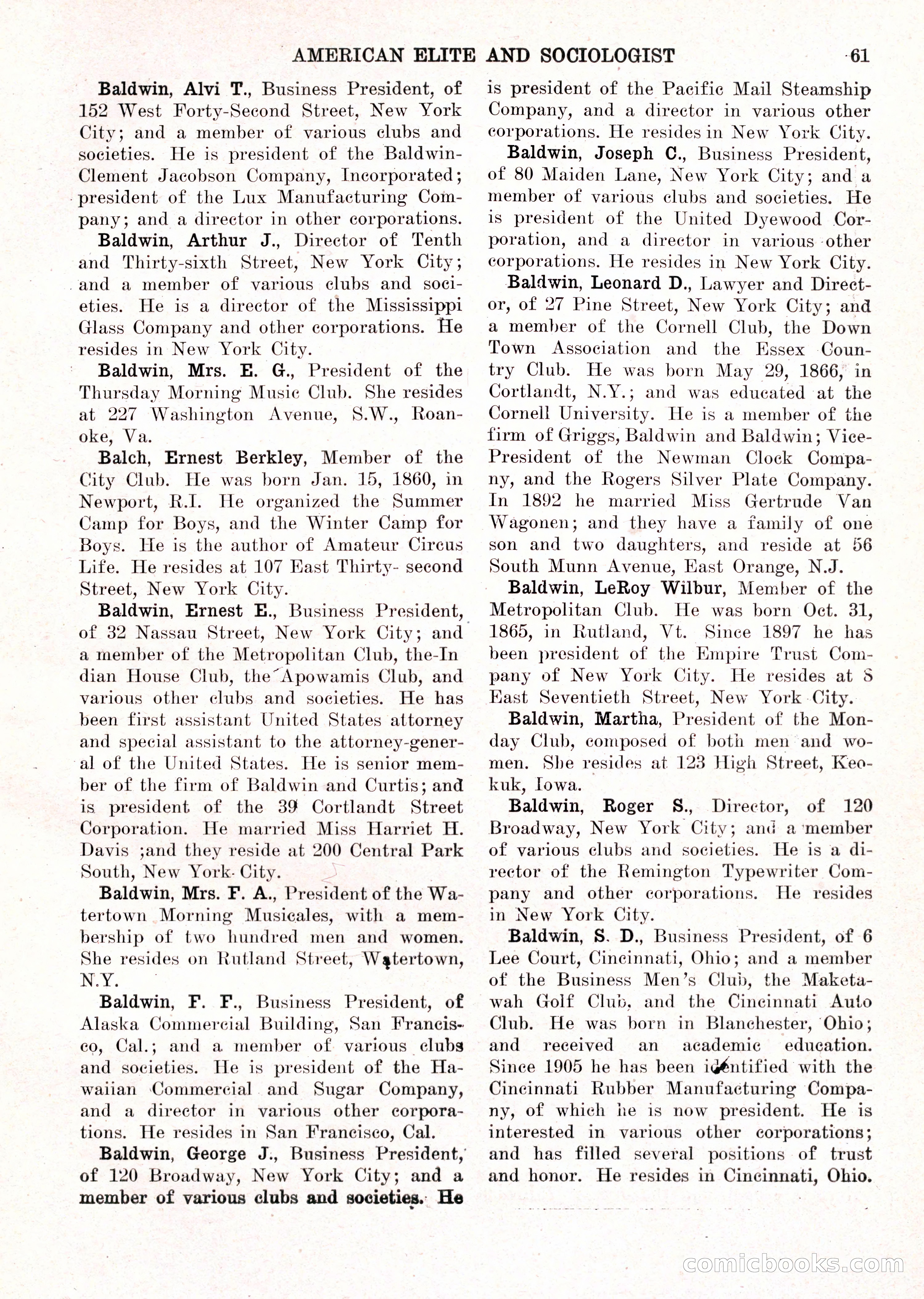 The American Elite and Sociologist Blue Book — page 45 of 396