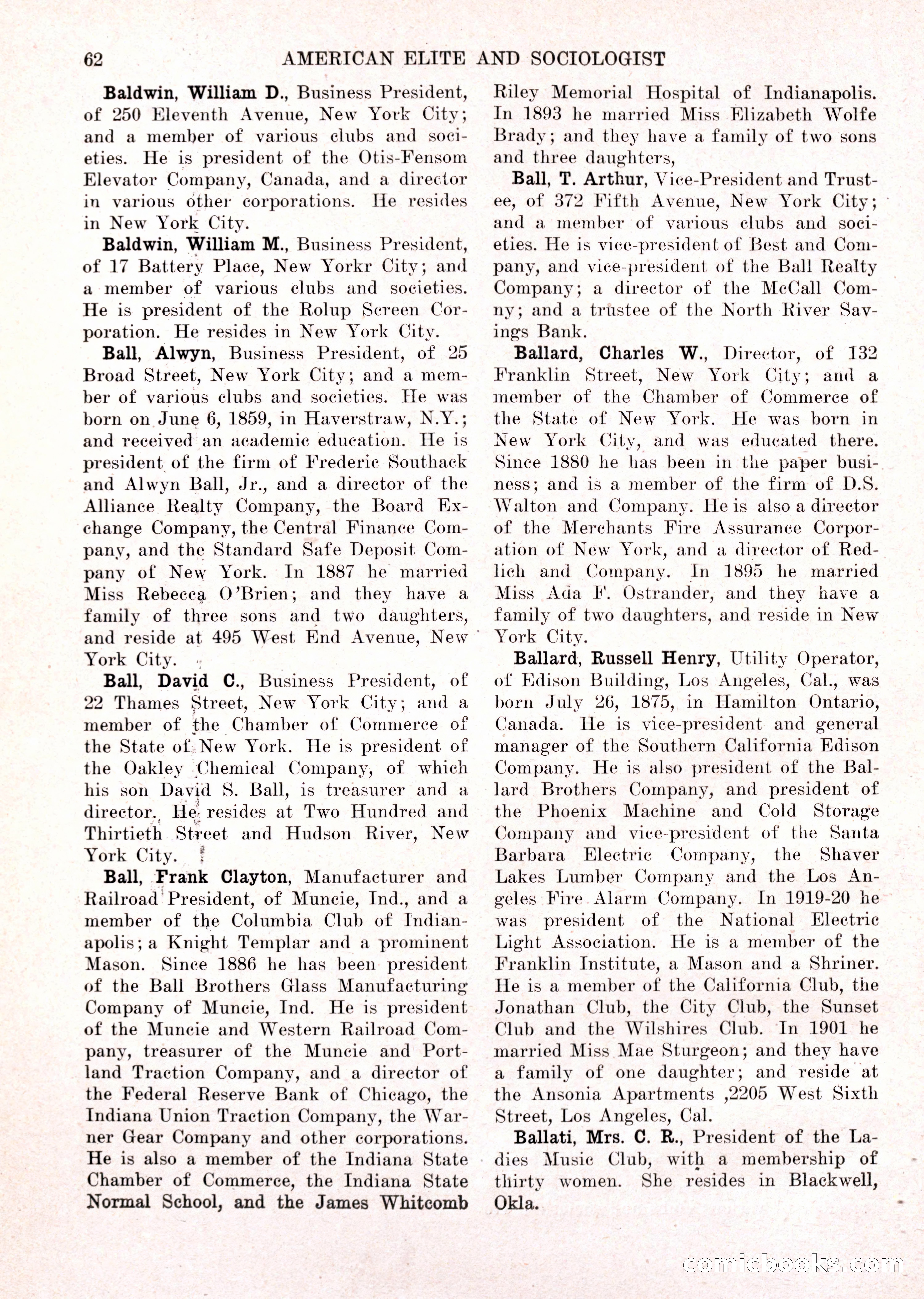 The American Elite and Sociologist Blue Book — page 46 of 396