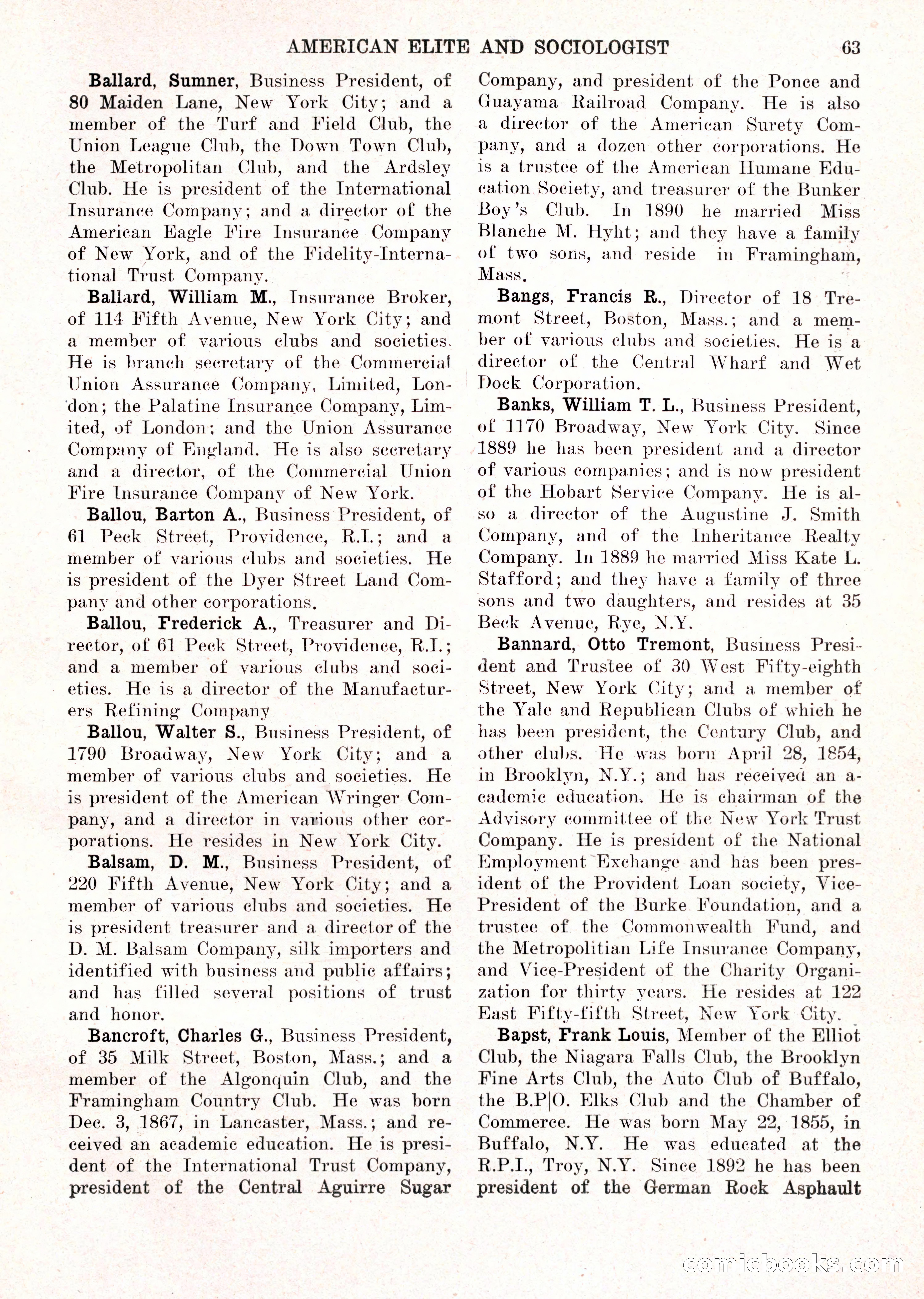 The American Elite and Sociologist Blue Book — page 47 of 396