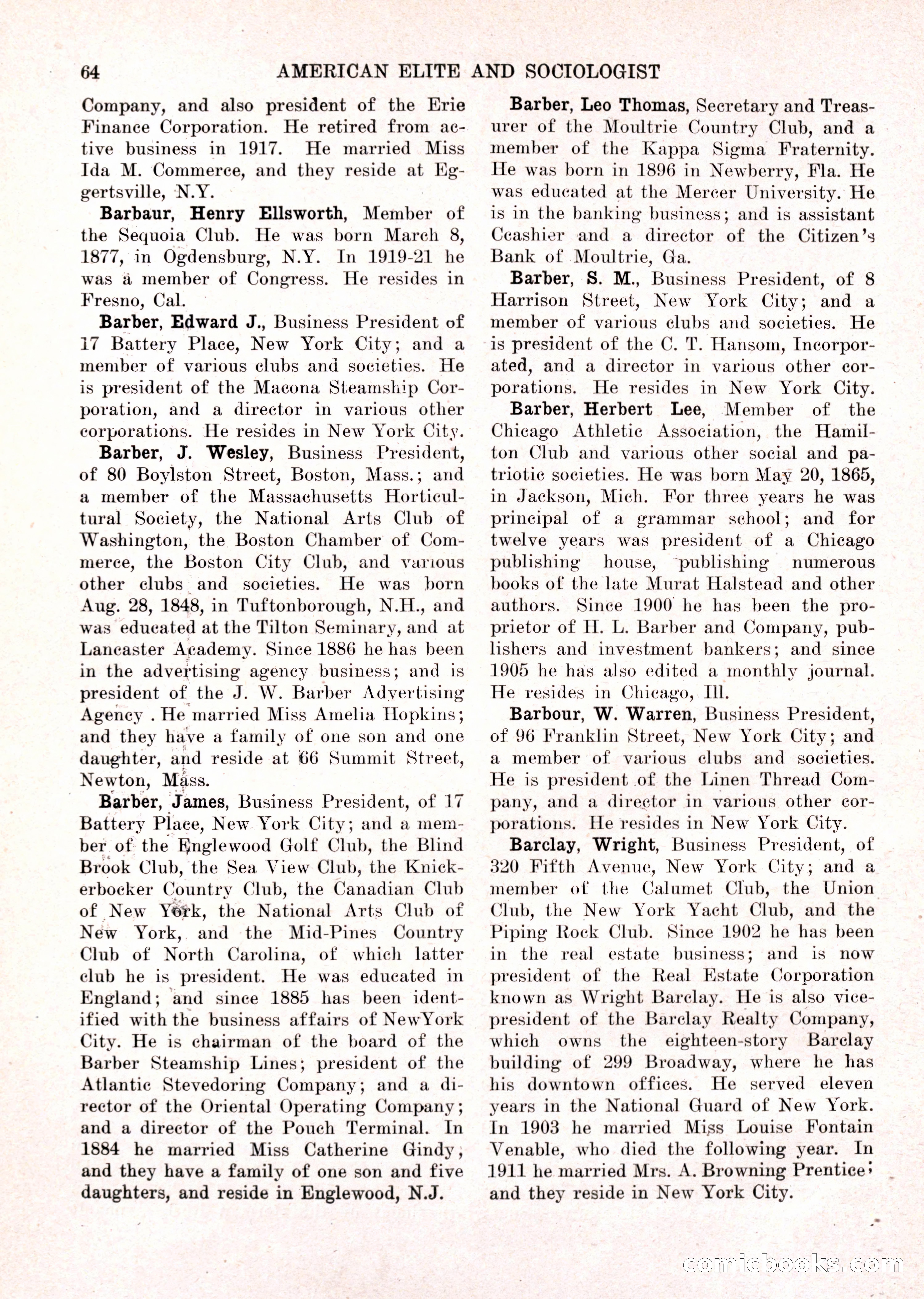 The American Elite and Sociologist Blue Book — page 48 of 396